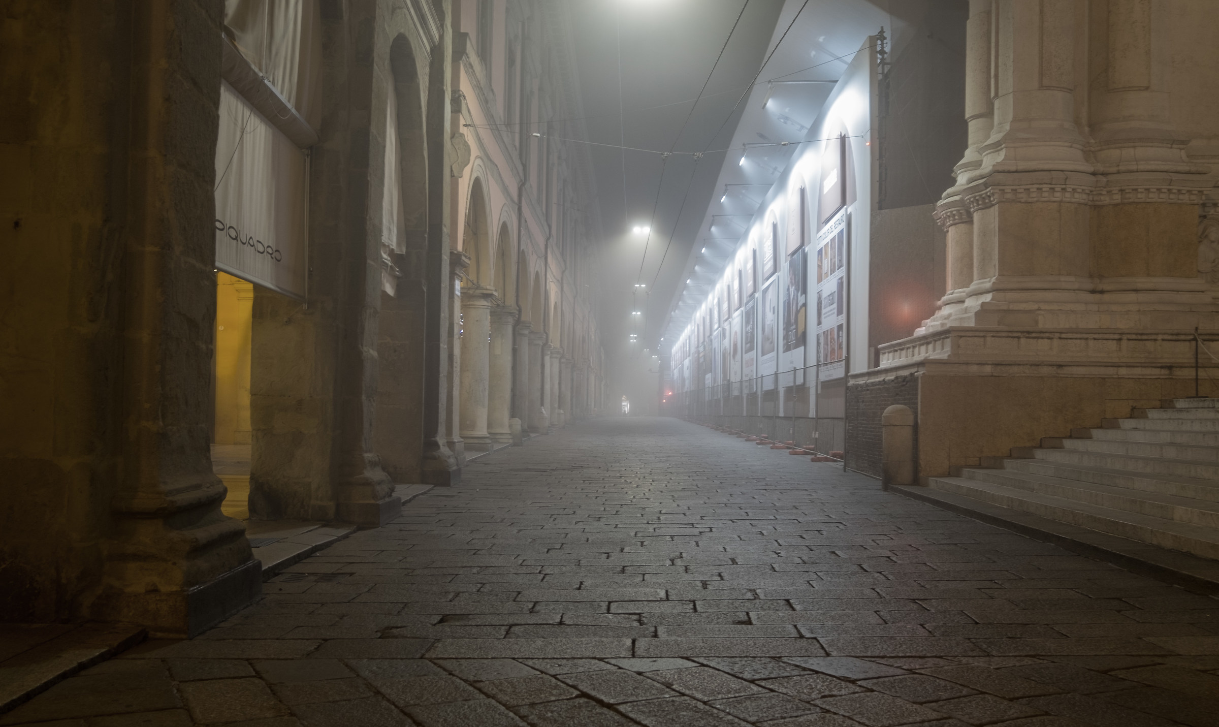 Foggy Night in Bologna