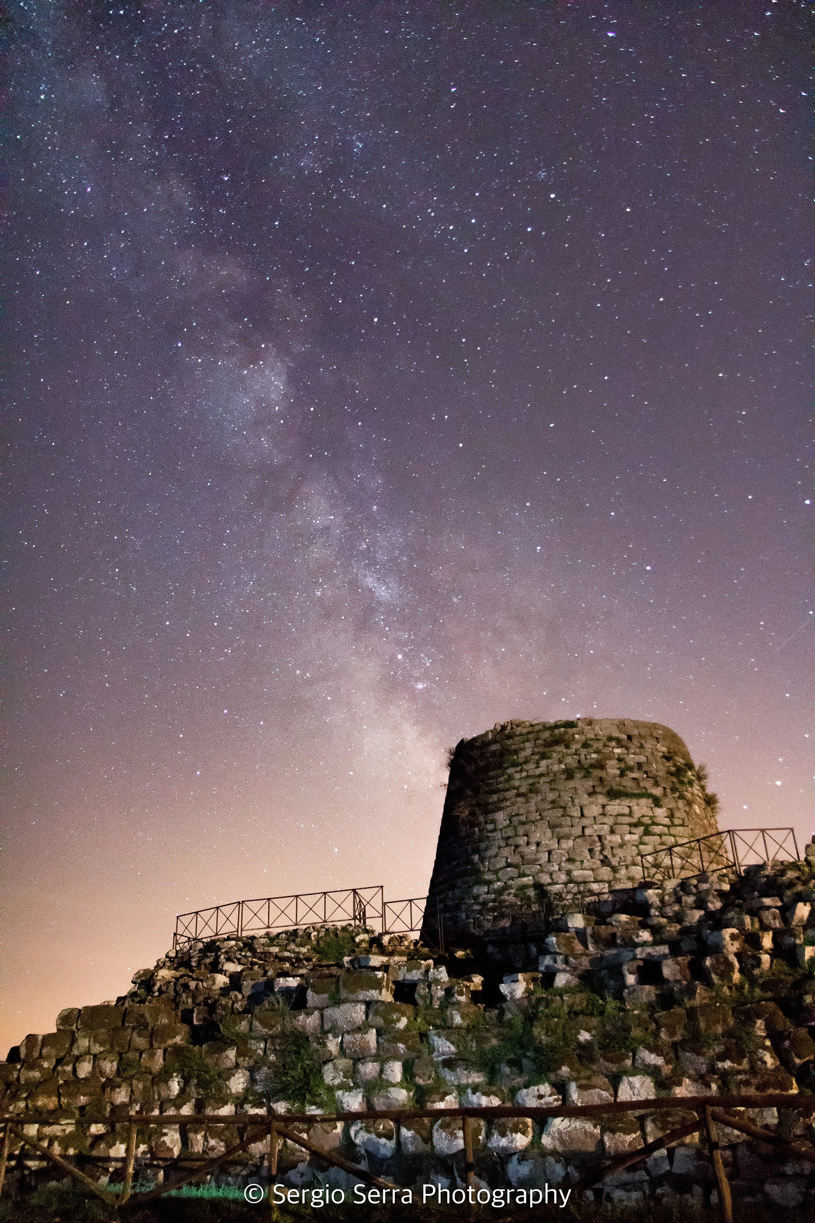 Nuraghe di Santu Antine sotto la Via Lattea