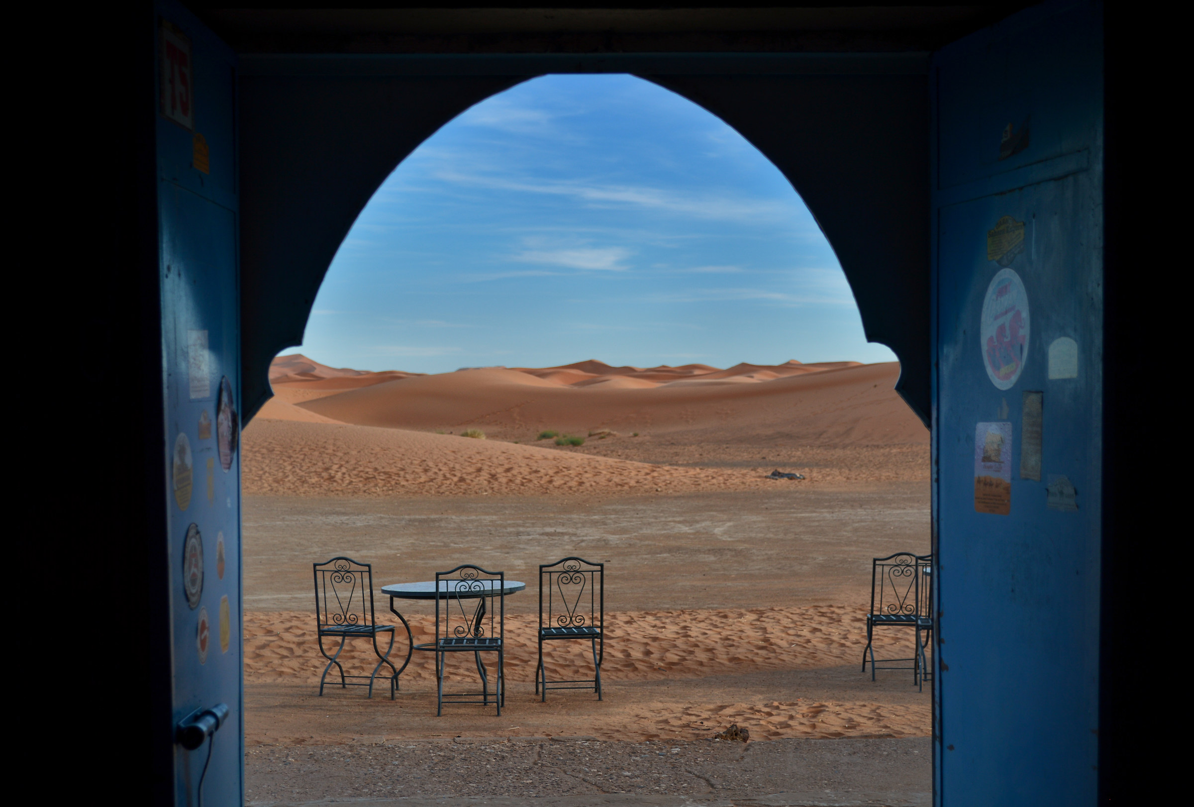 Erg Chebbi, Desert in frame