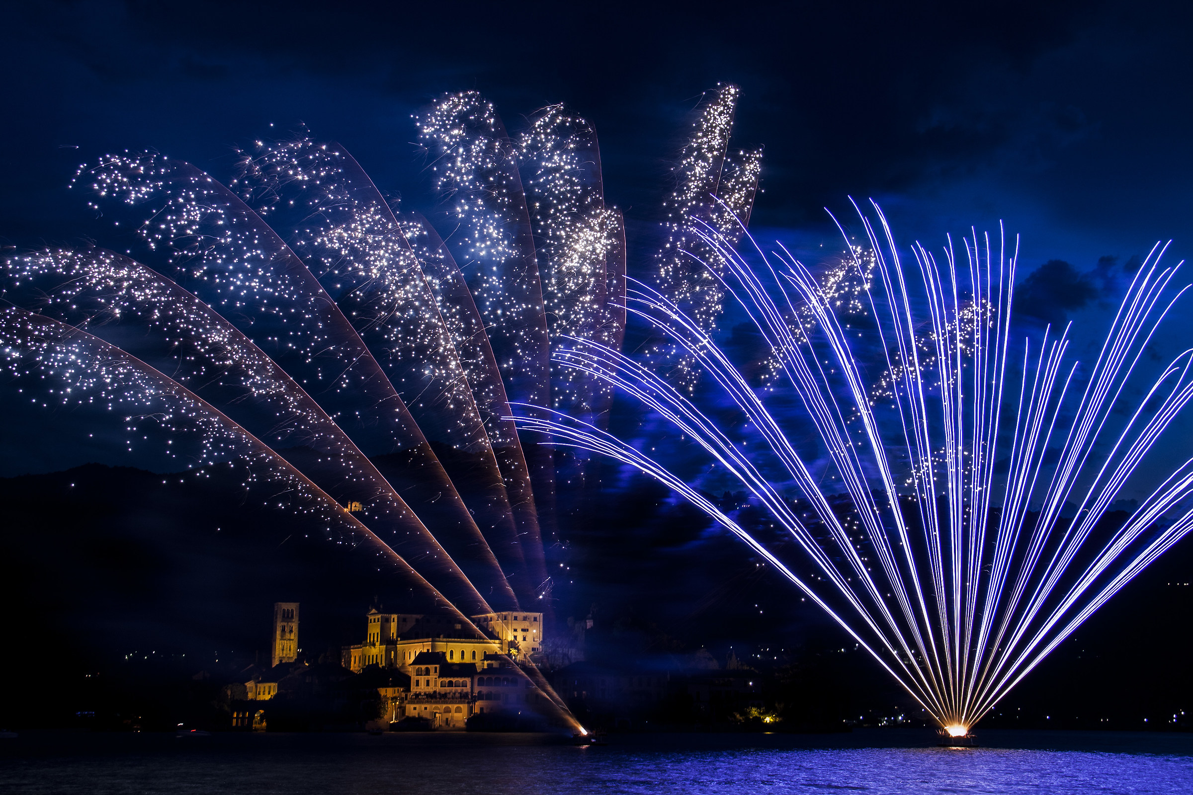 Fireworks in Orta San Giulio