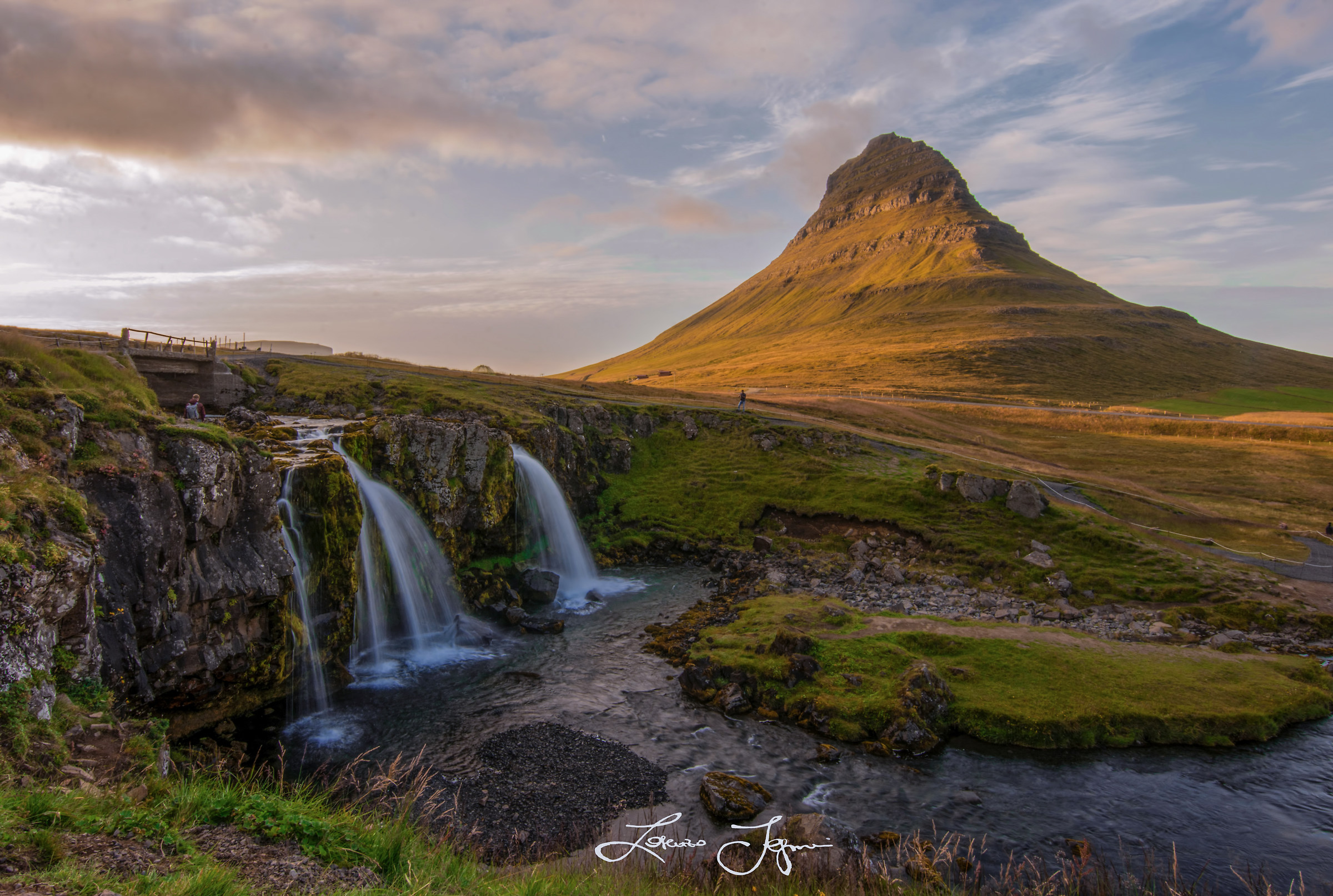 Sunset over Mount Kirkjufell