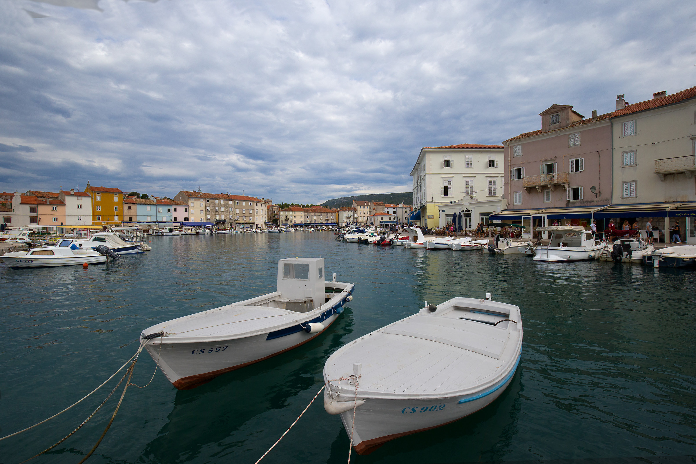 The port of Cres on the island of the same name