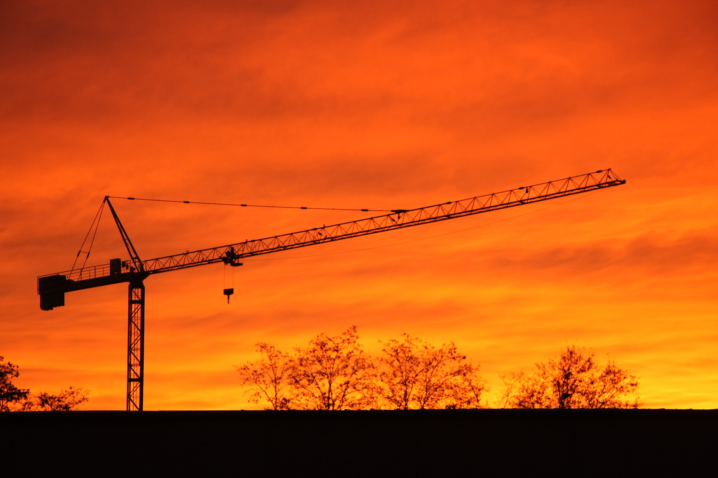 The construction of a sunset