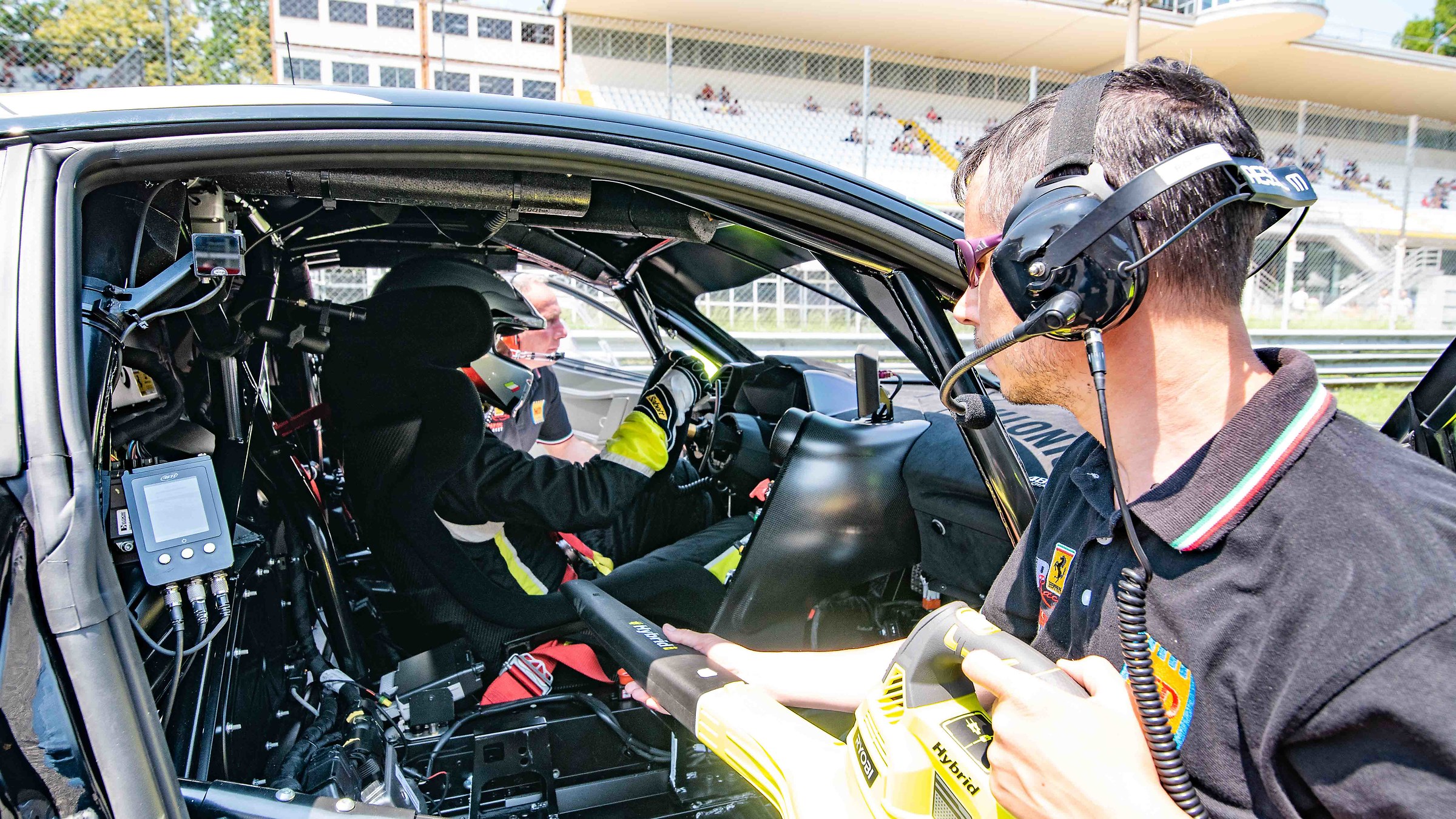 Ferrari pronta per la partenza