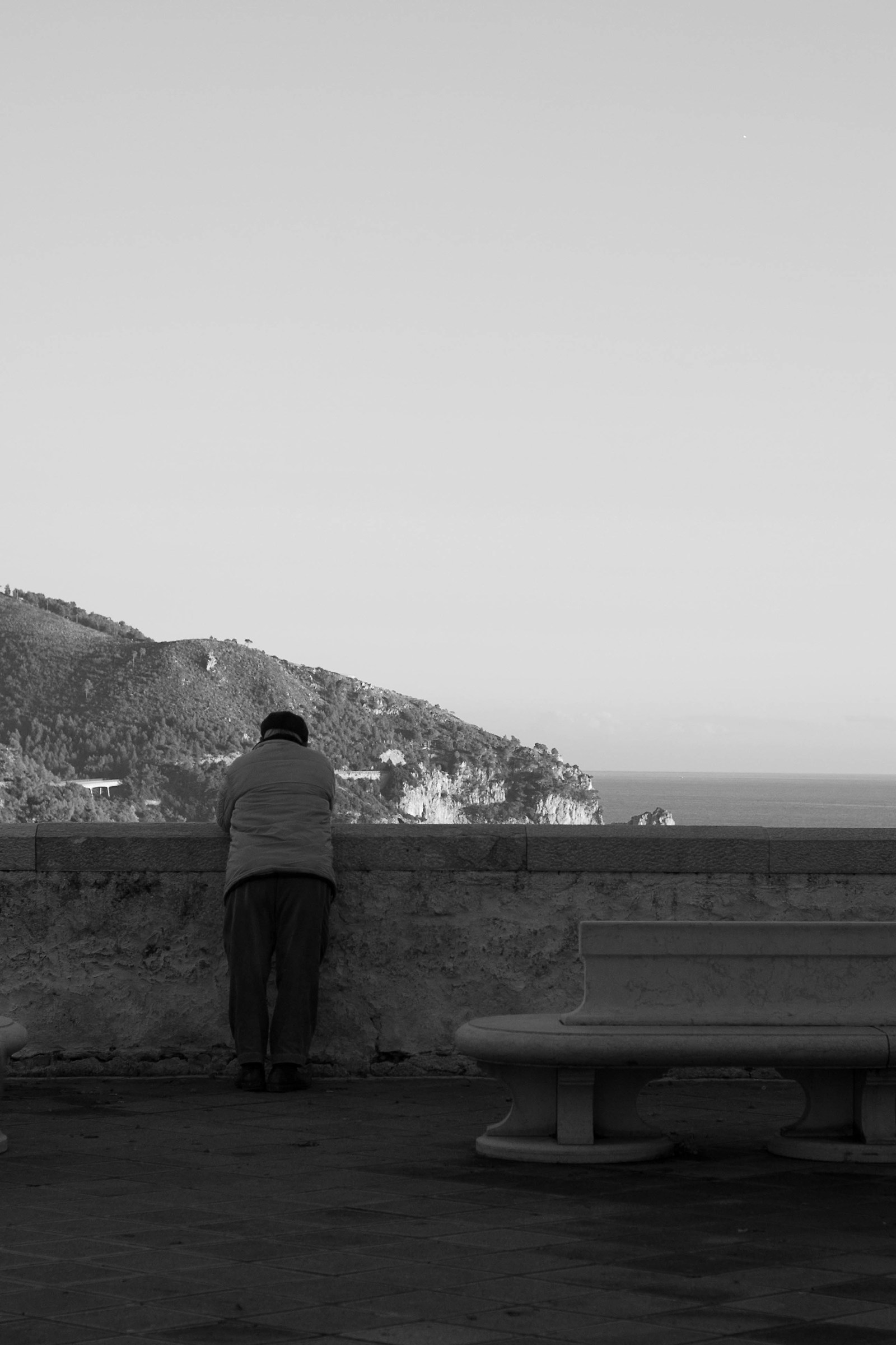 It's like a black and white movie seen on TV...