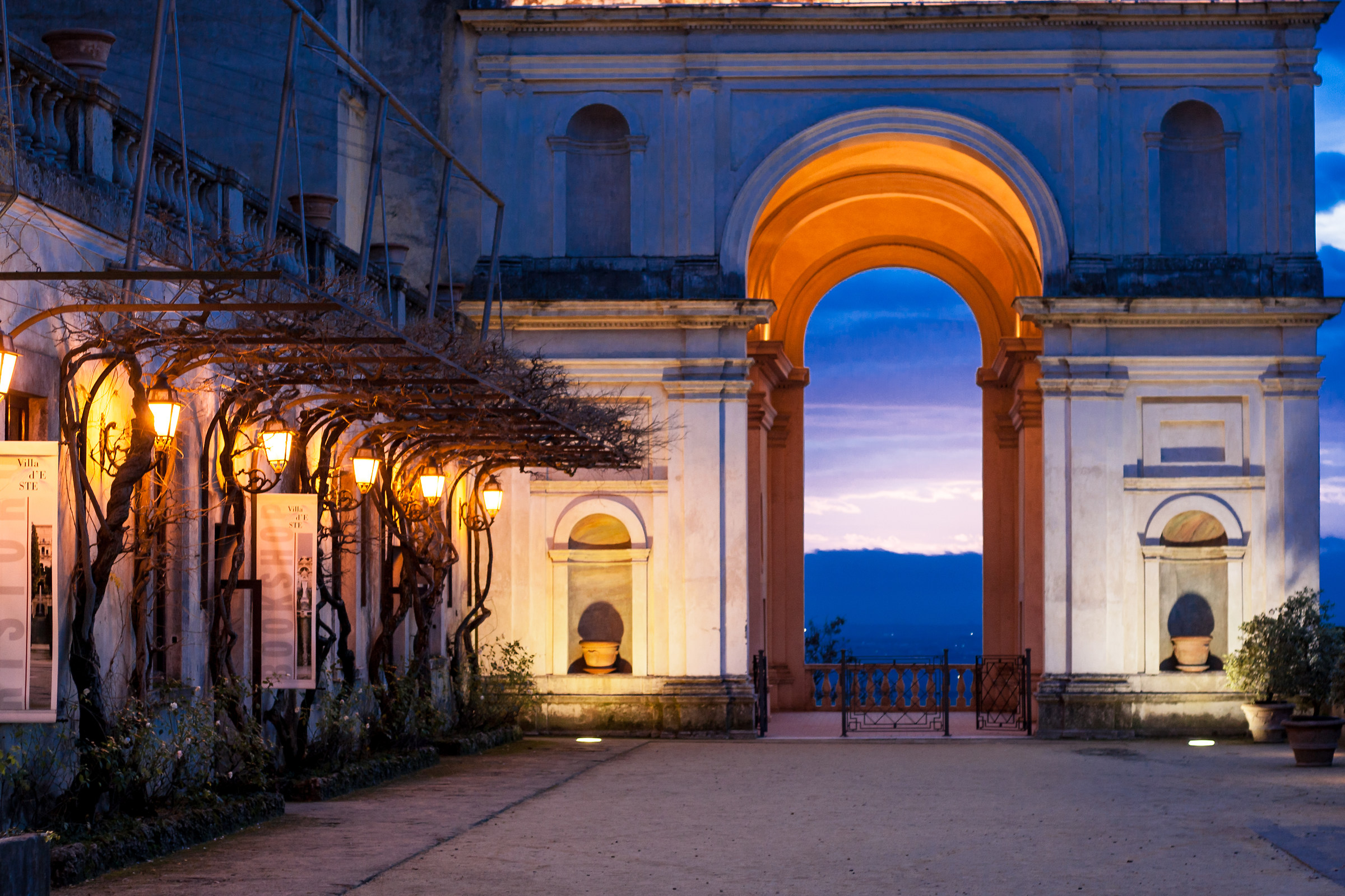 The Warm evening lights