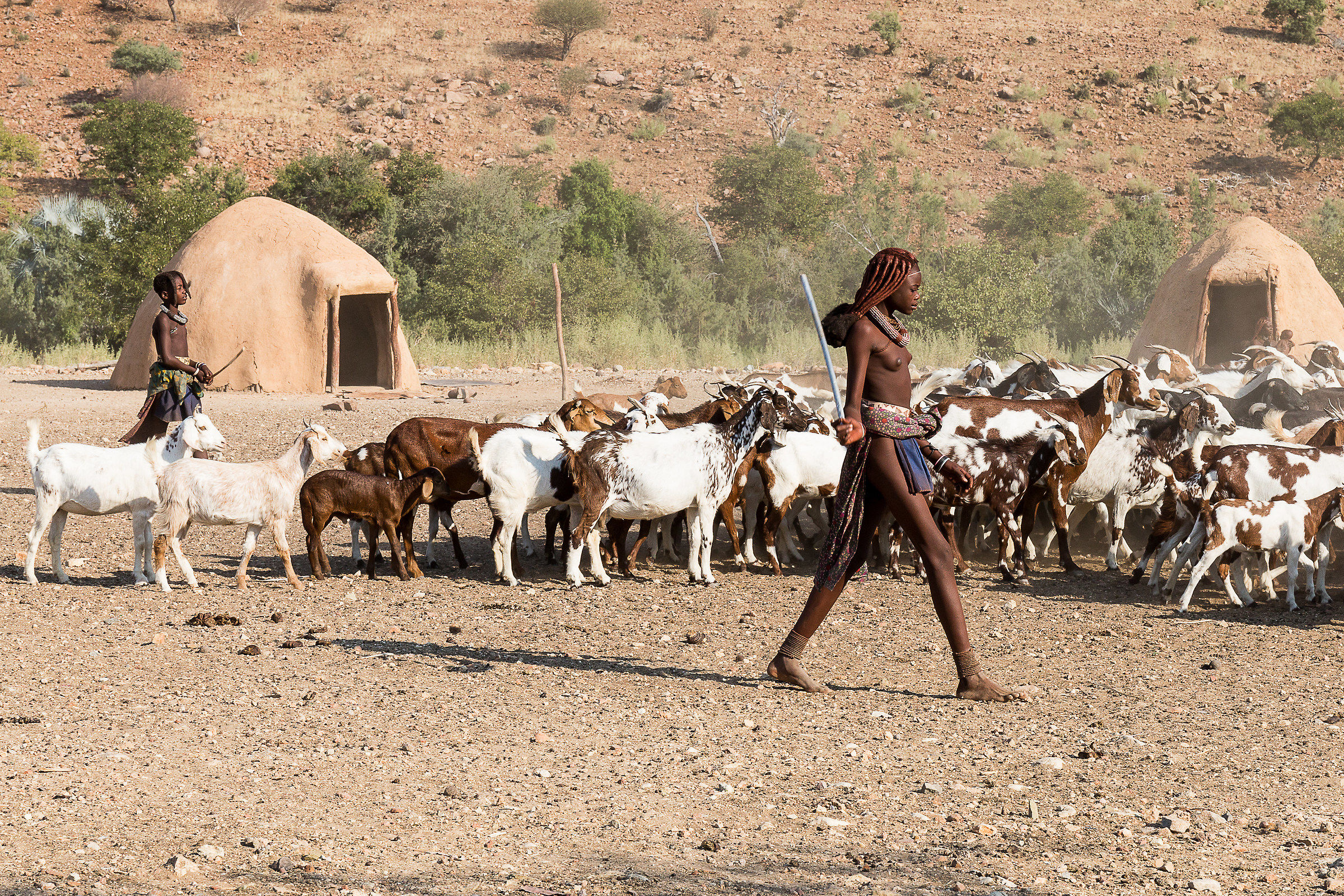 pastorelle Himba, Namibia
