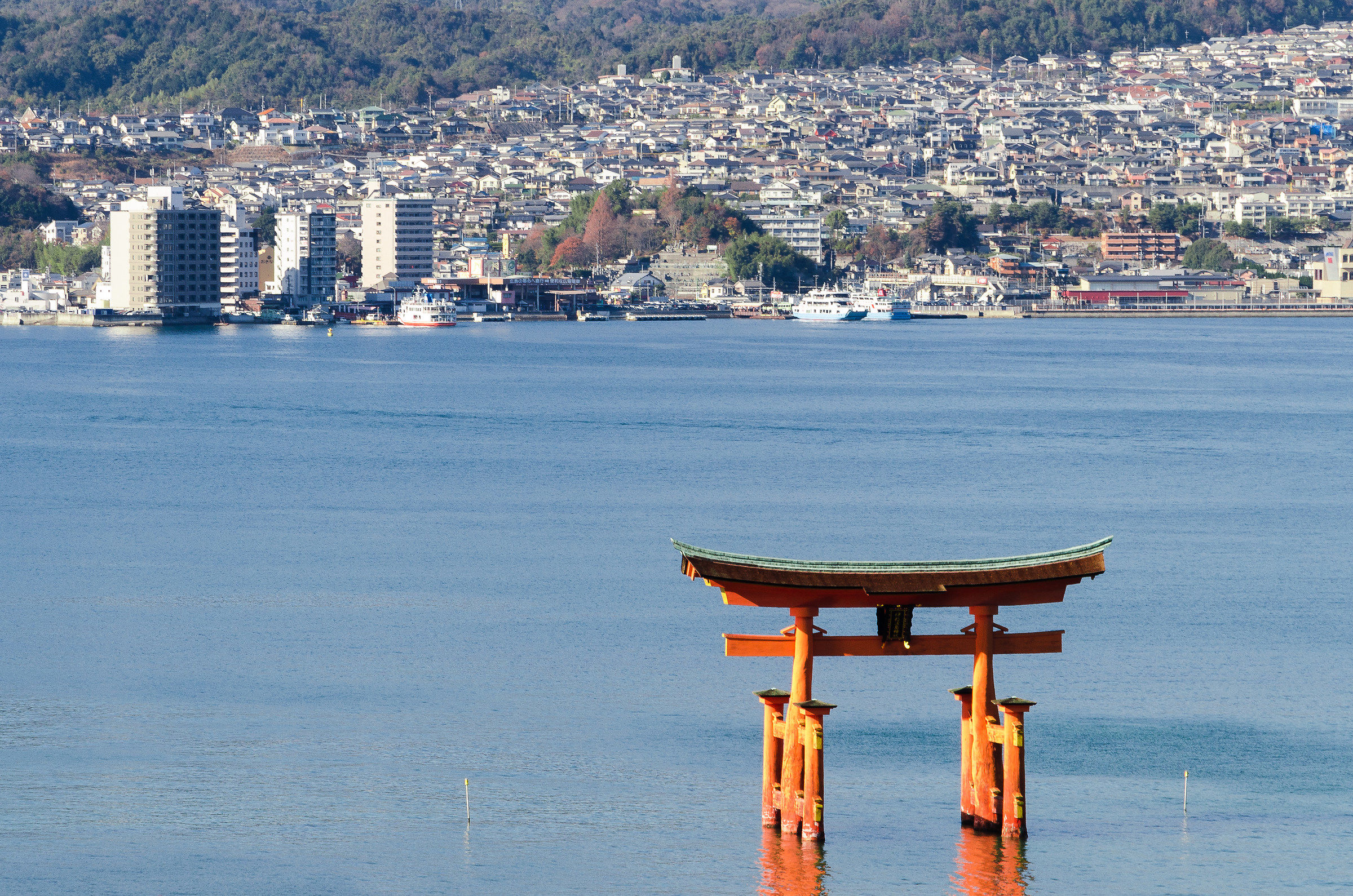 View from Miyajima Island