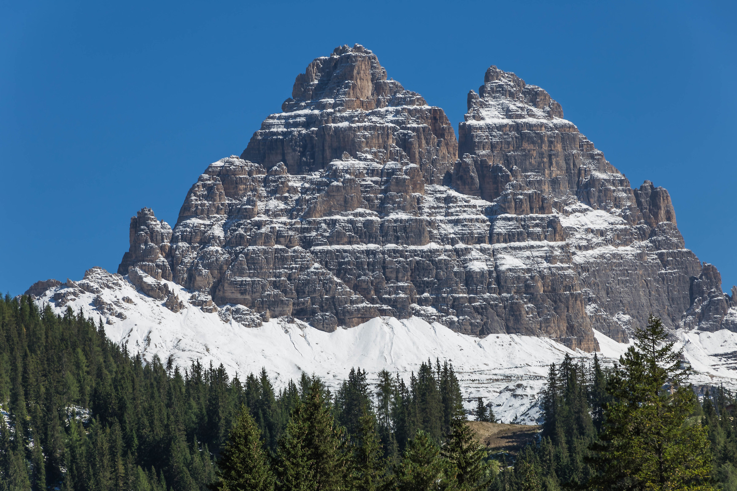 Three peaks of Lavaredo on 27 August 2018