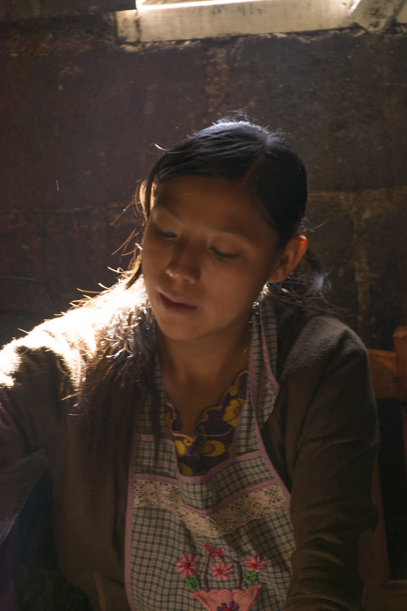 Primo piano ragazzo messicana