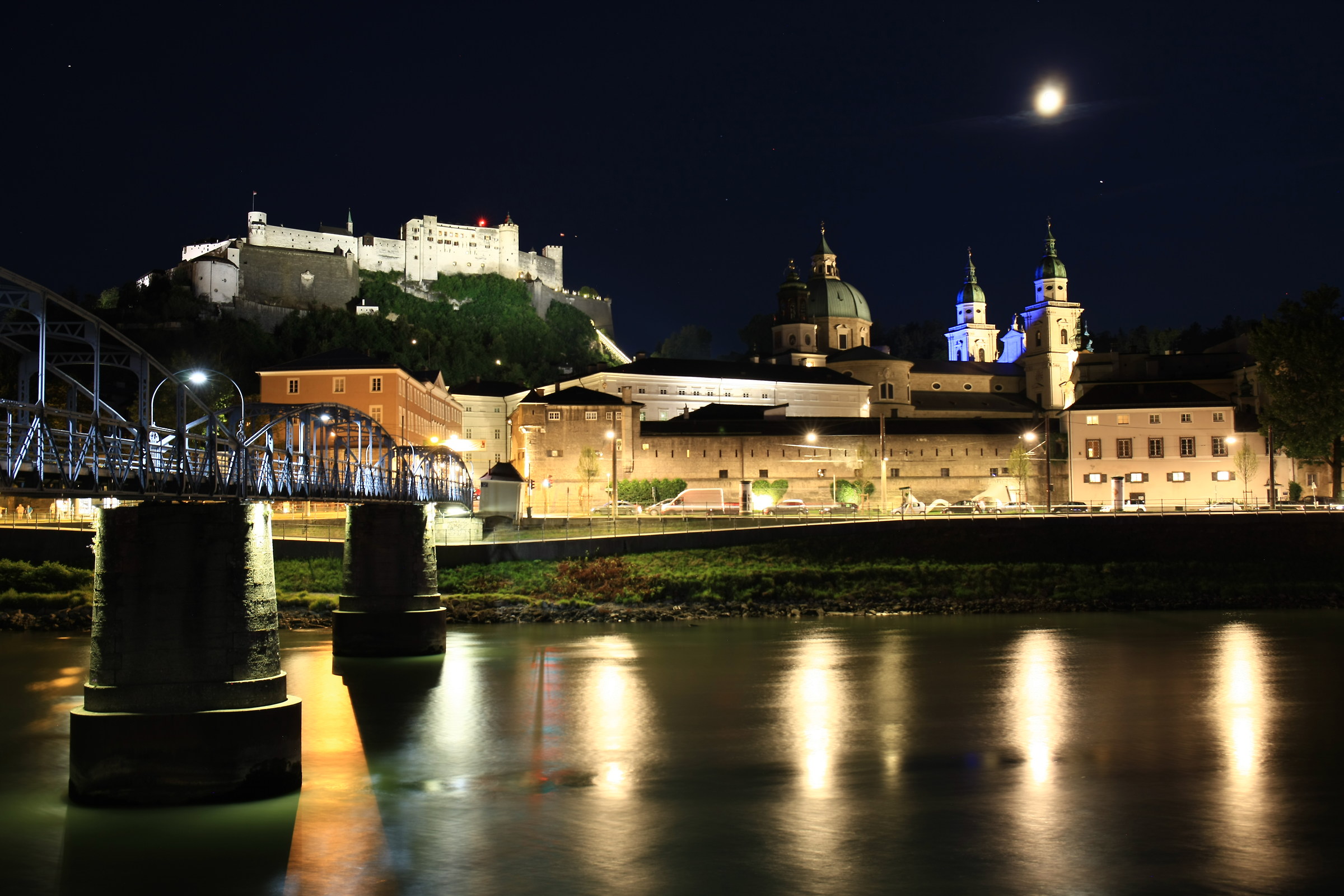 Salzburg by night