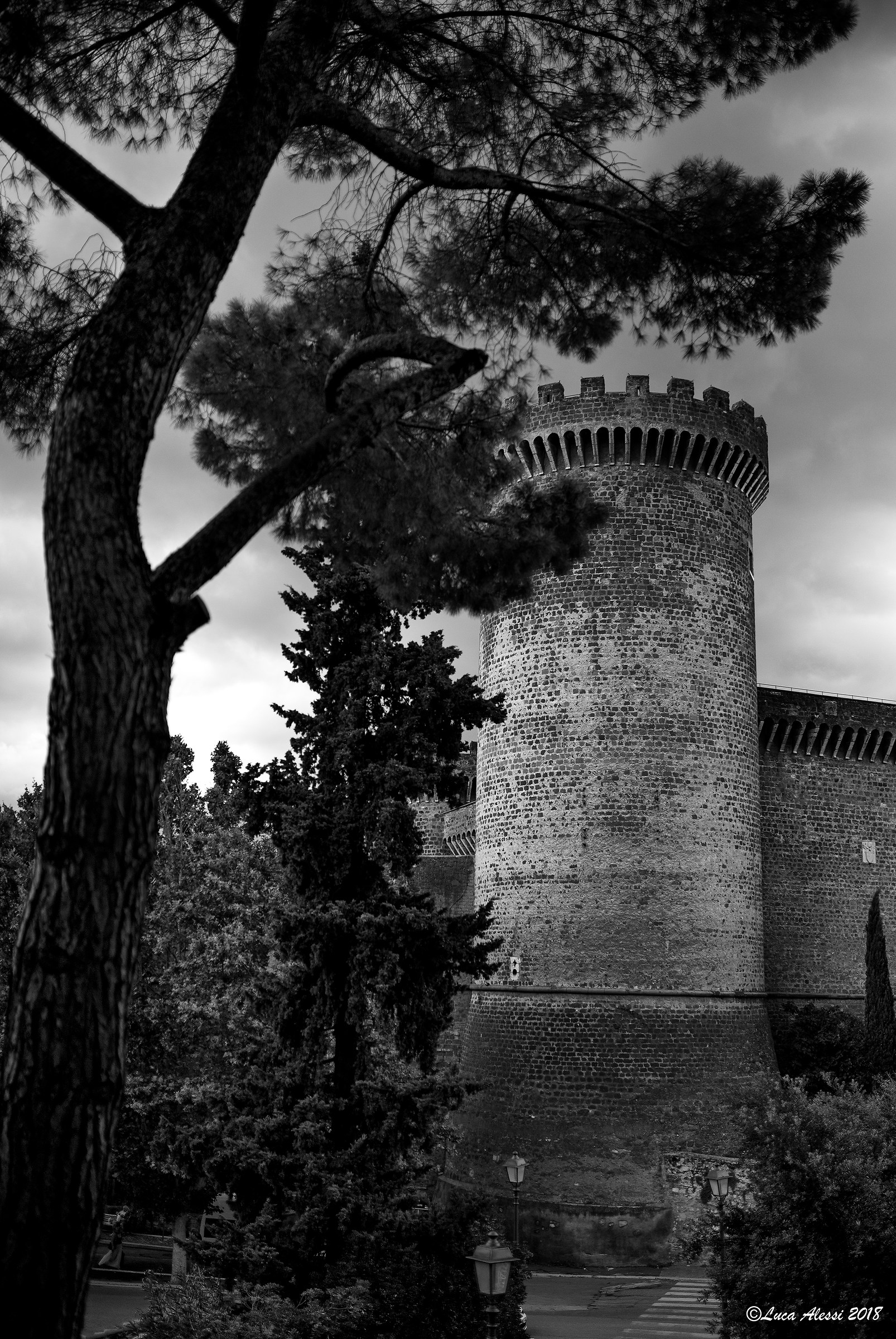 Rocca Pia b&w
