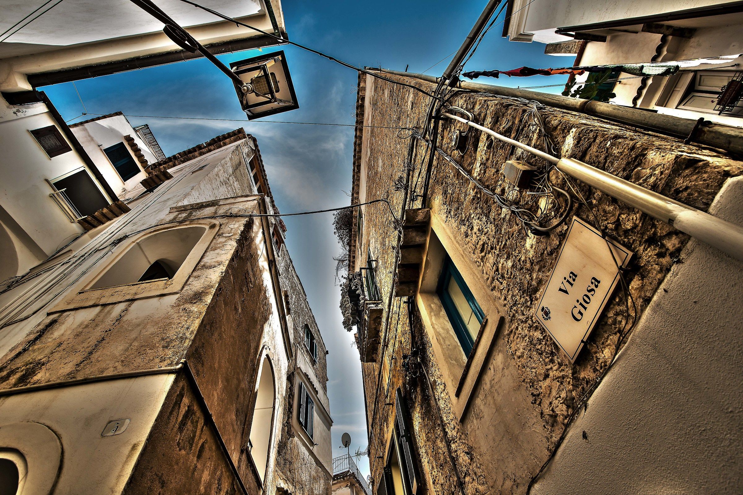 Joyful Street from below