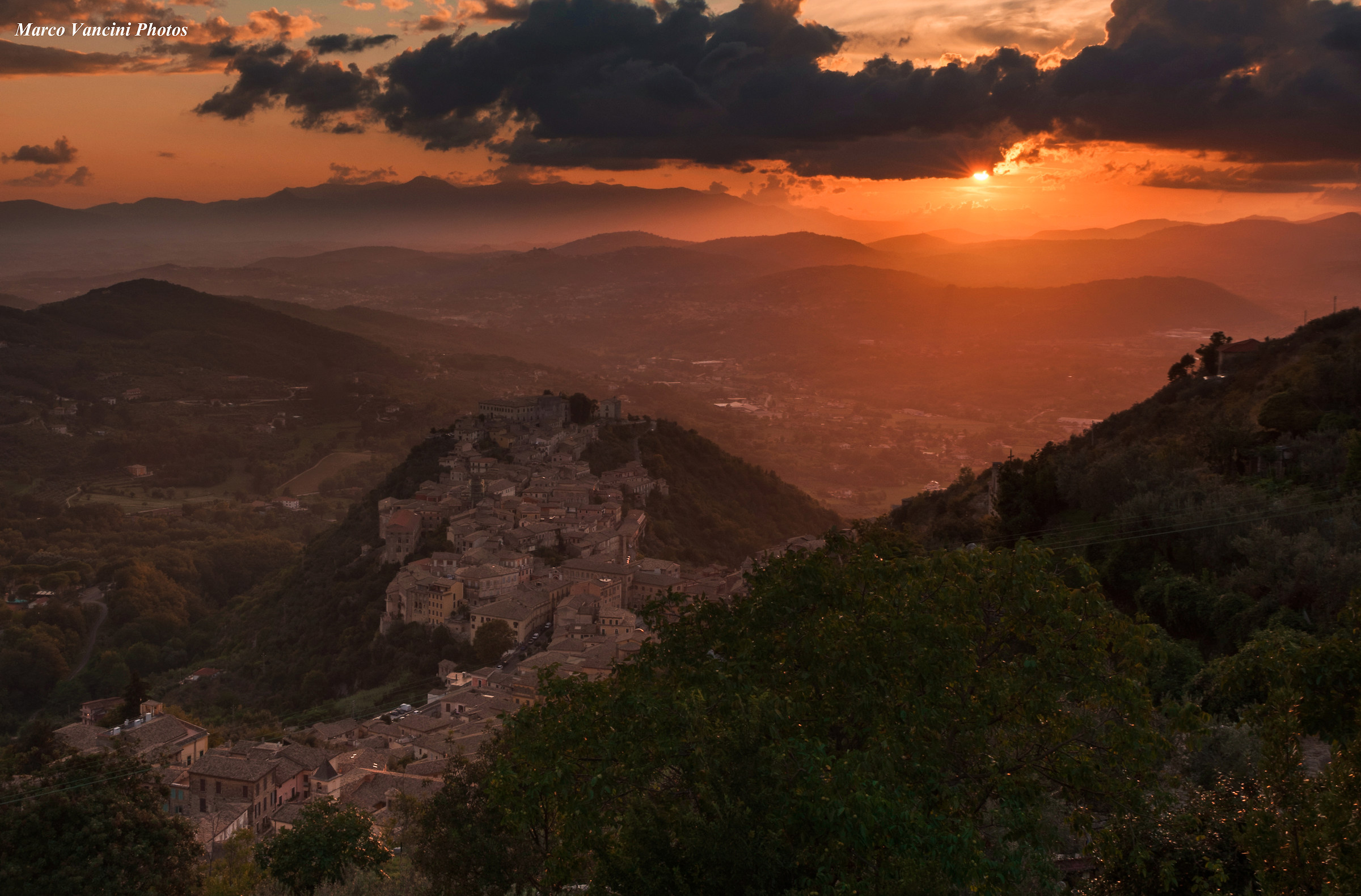 The colors of the sunset