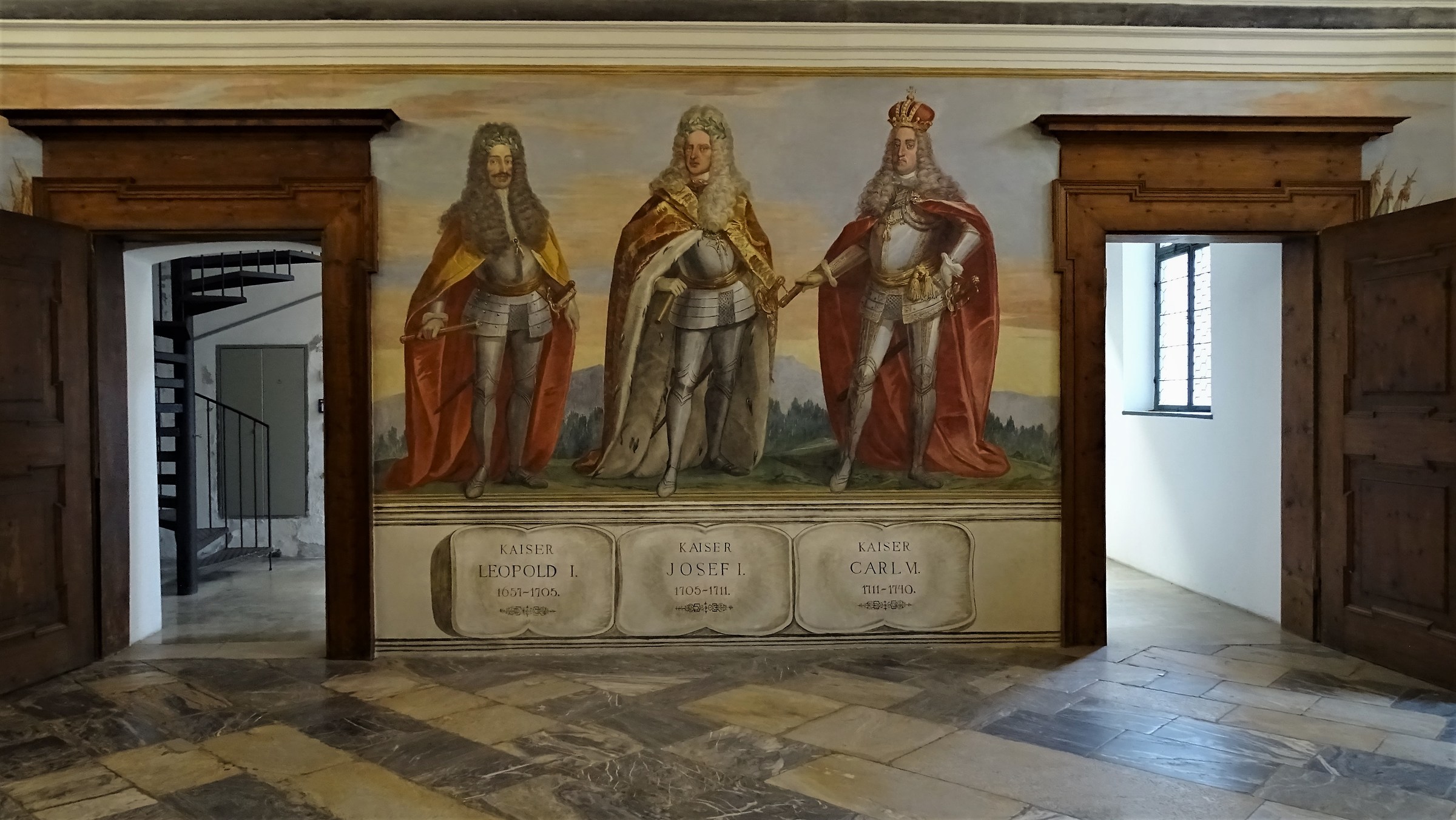 Interno del Castello di Ambras