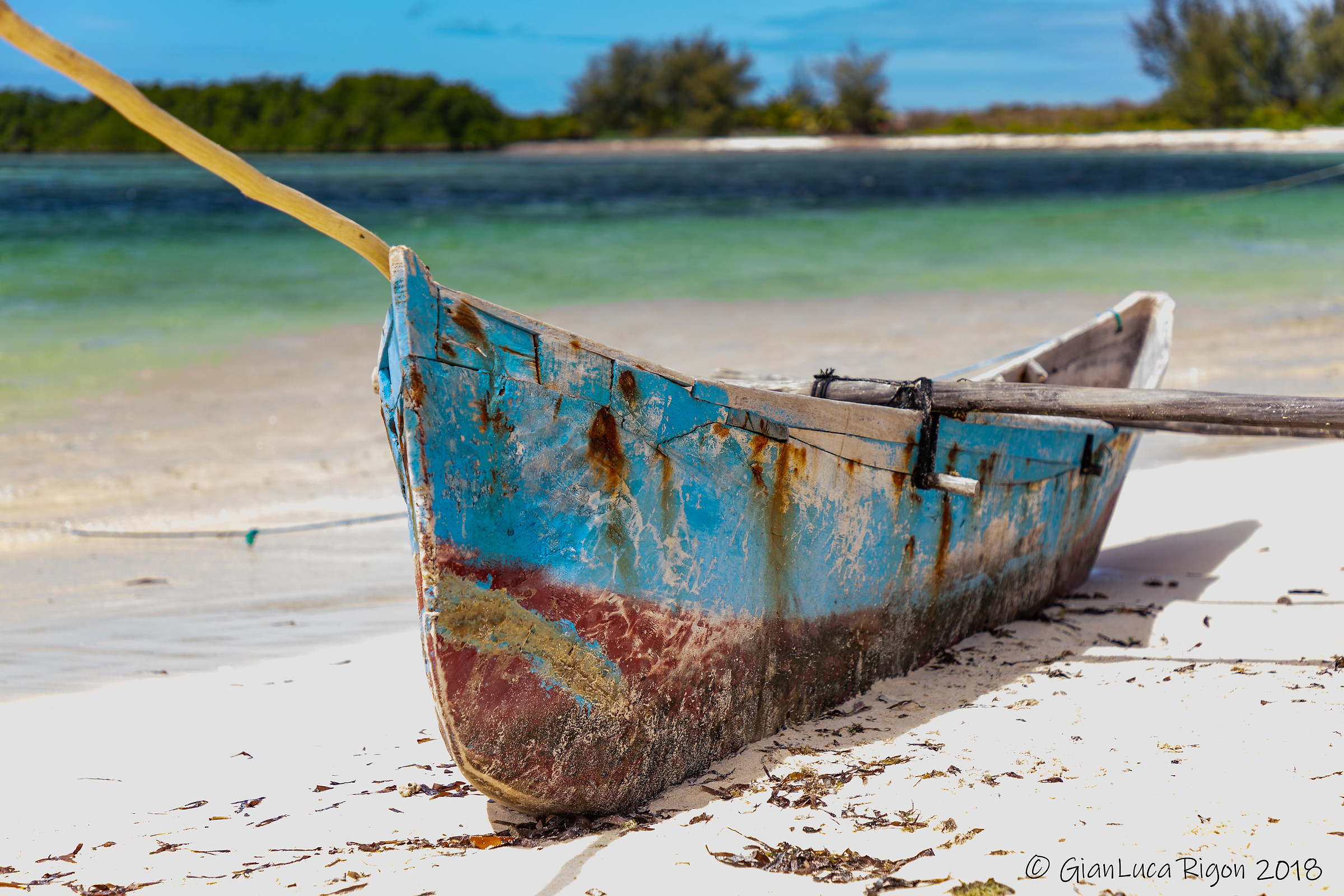 Pirogue at Sakalava Bay