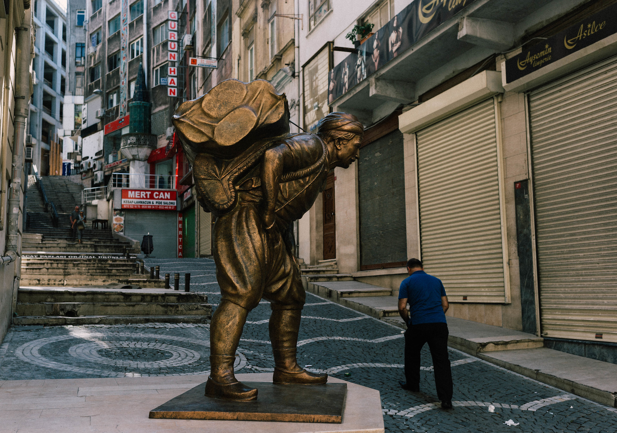 More than a statue is a warning