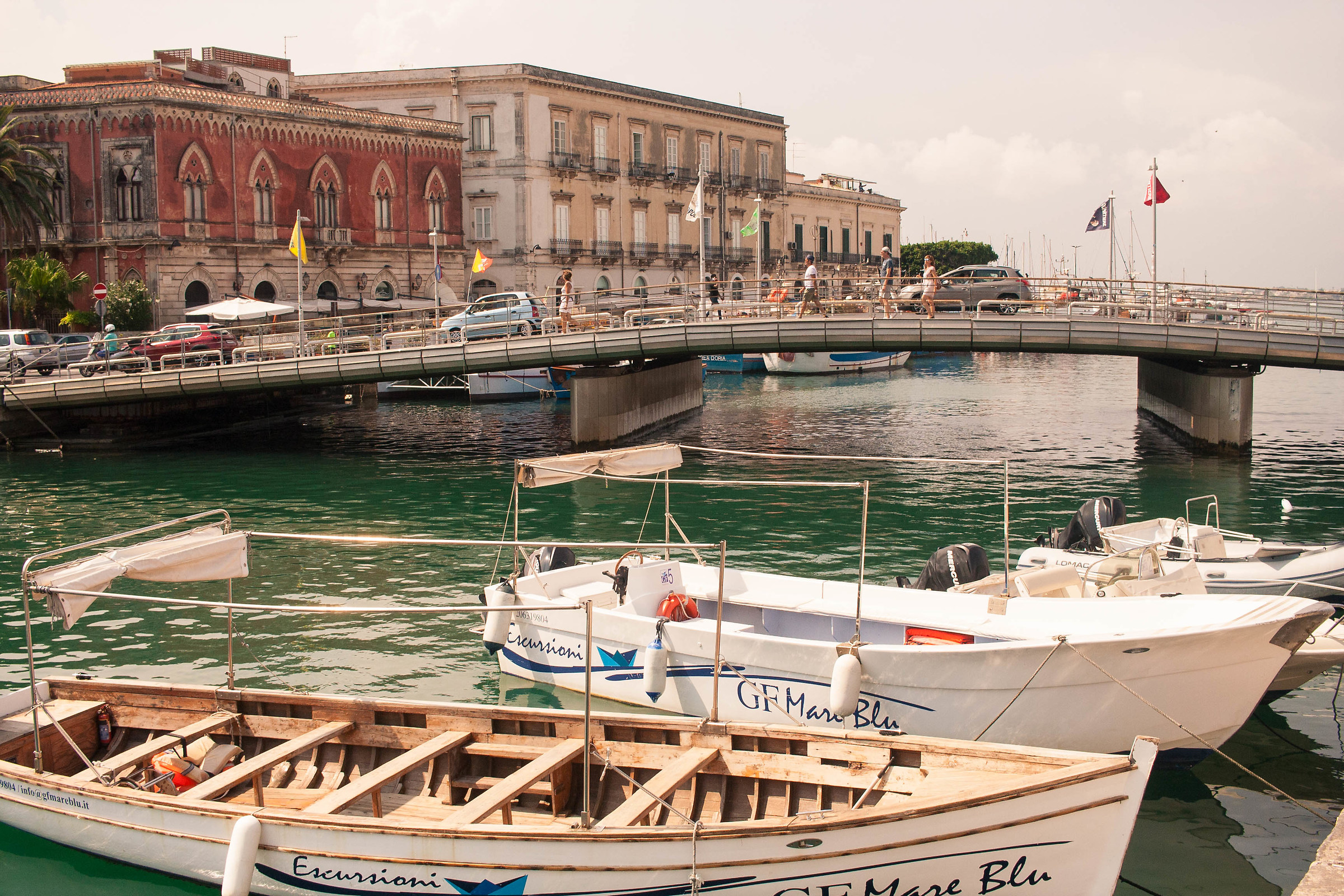 Ortigia, the marina.