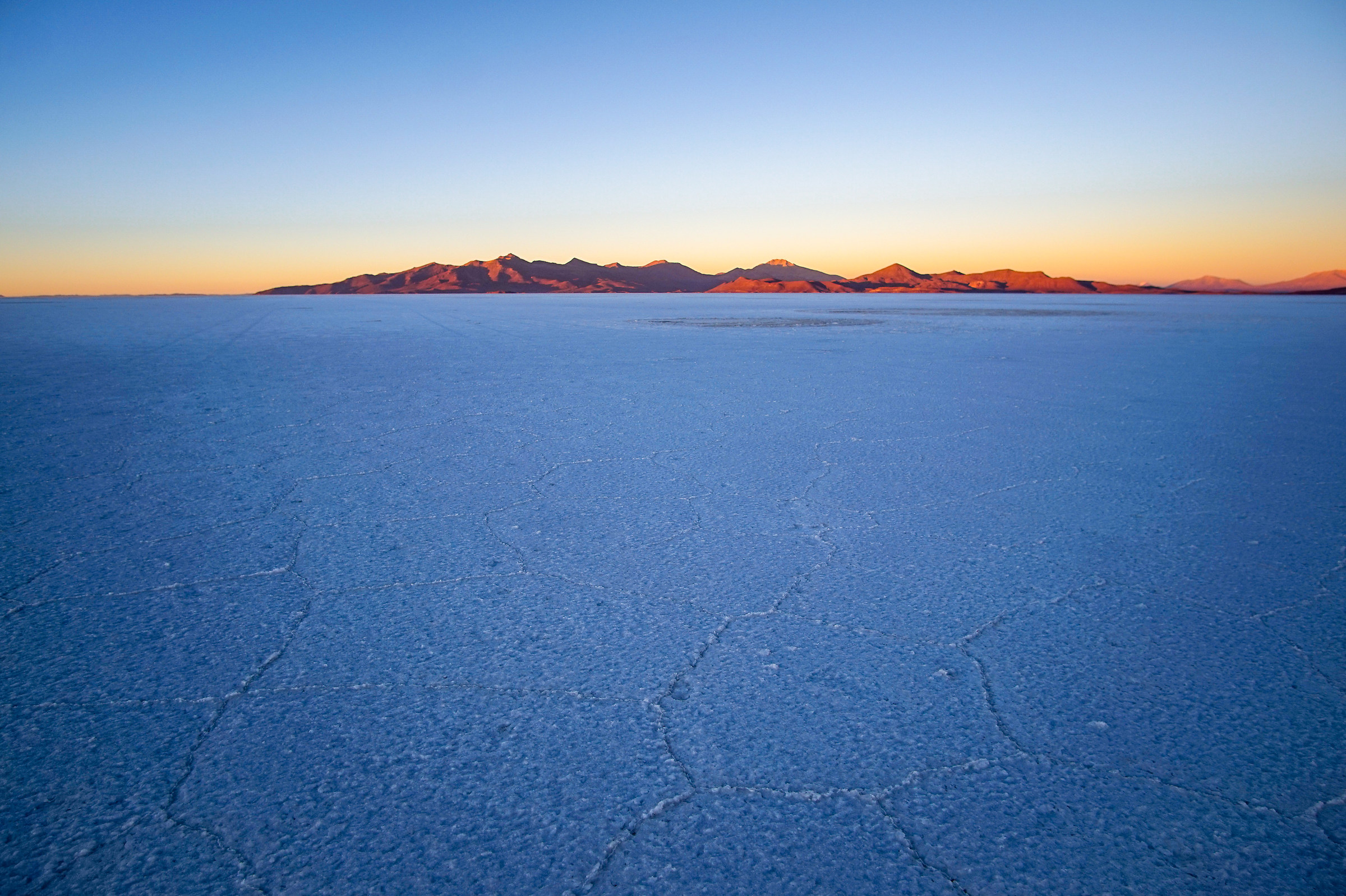 Sunrise on the Salar
