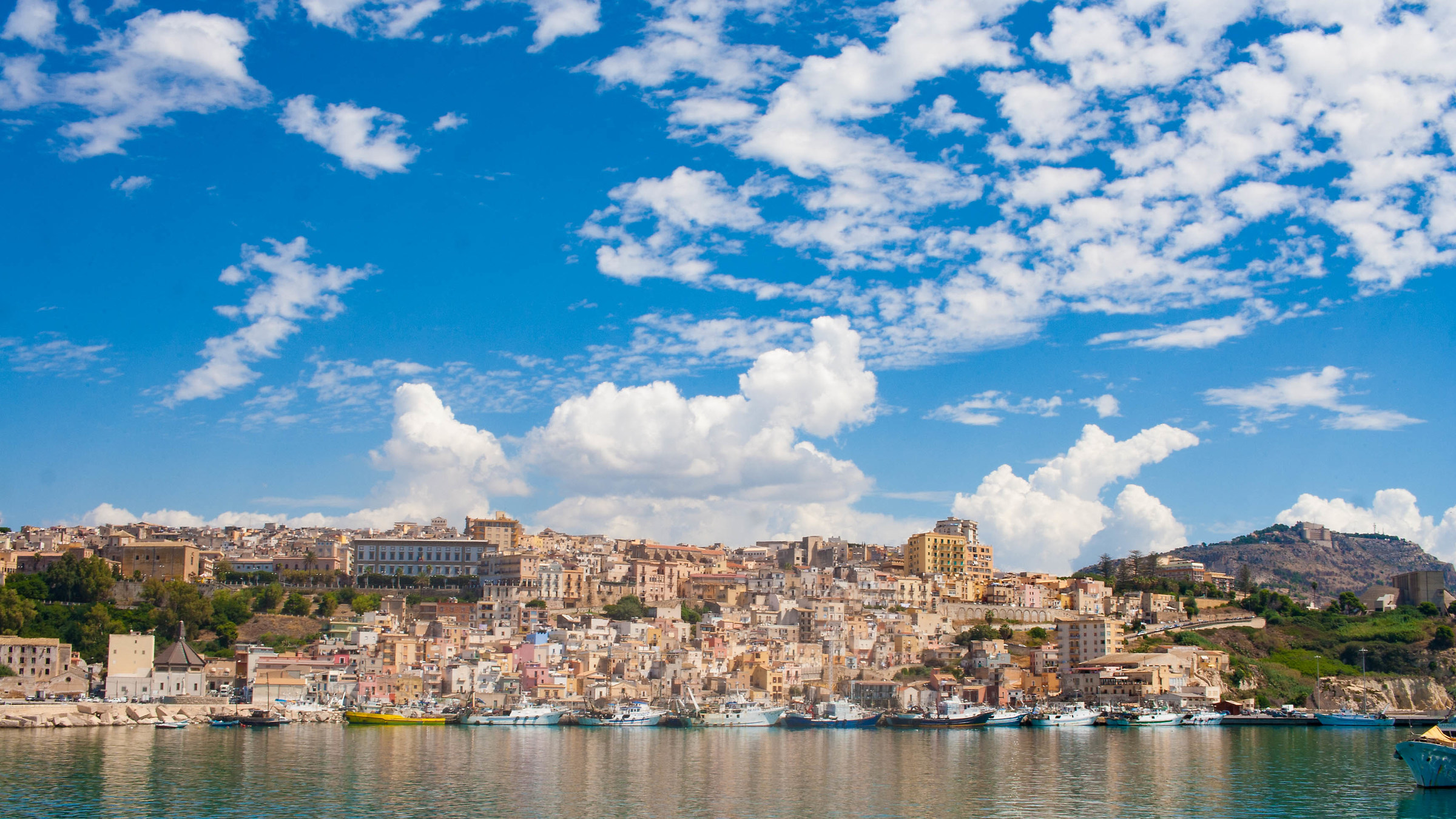 Sciacca, between the sky and the sea.