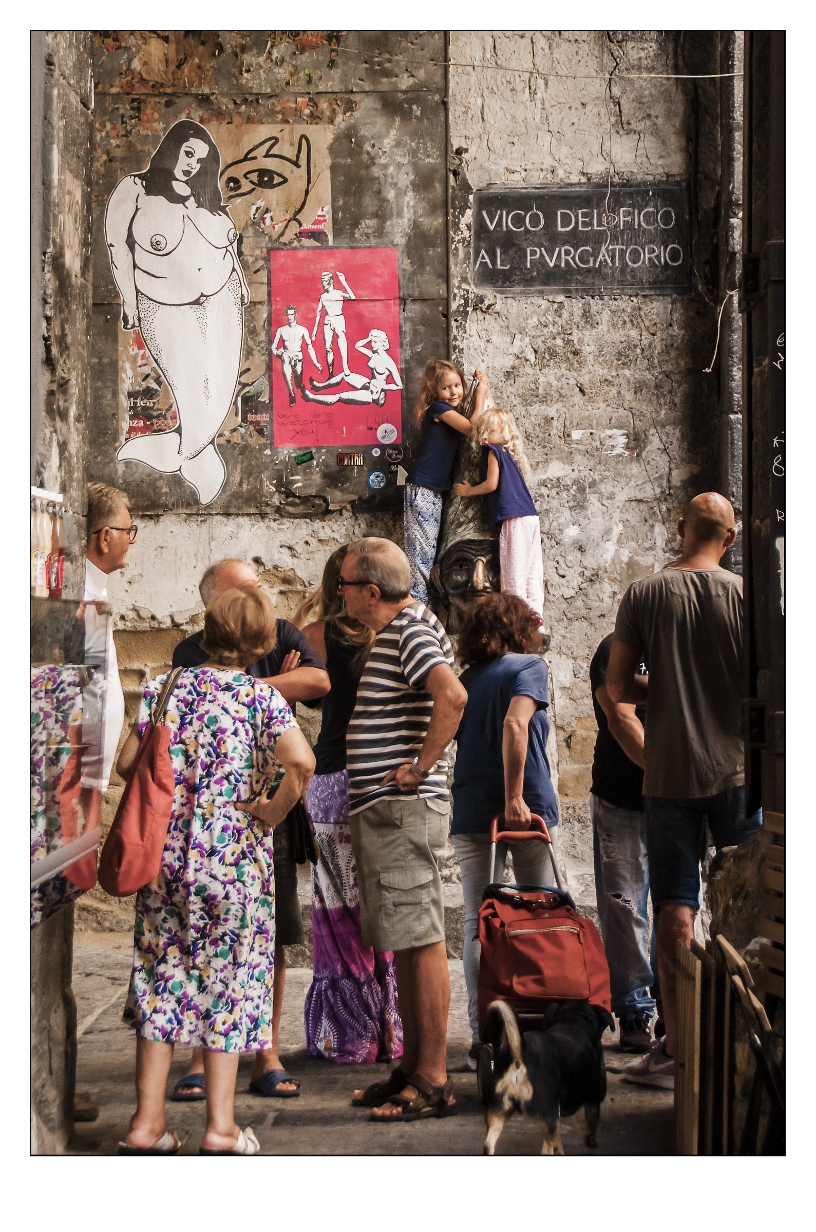 -An alley of Spaccanapoli-