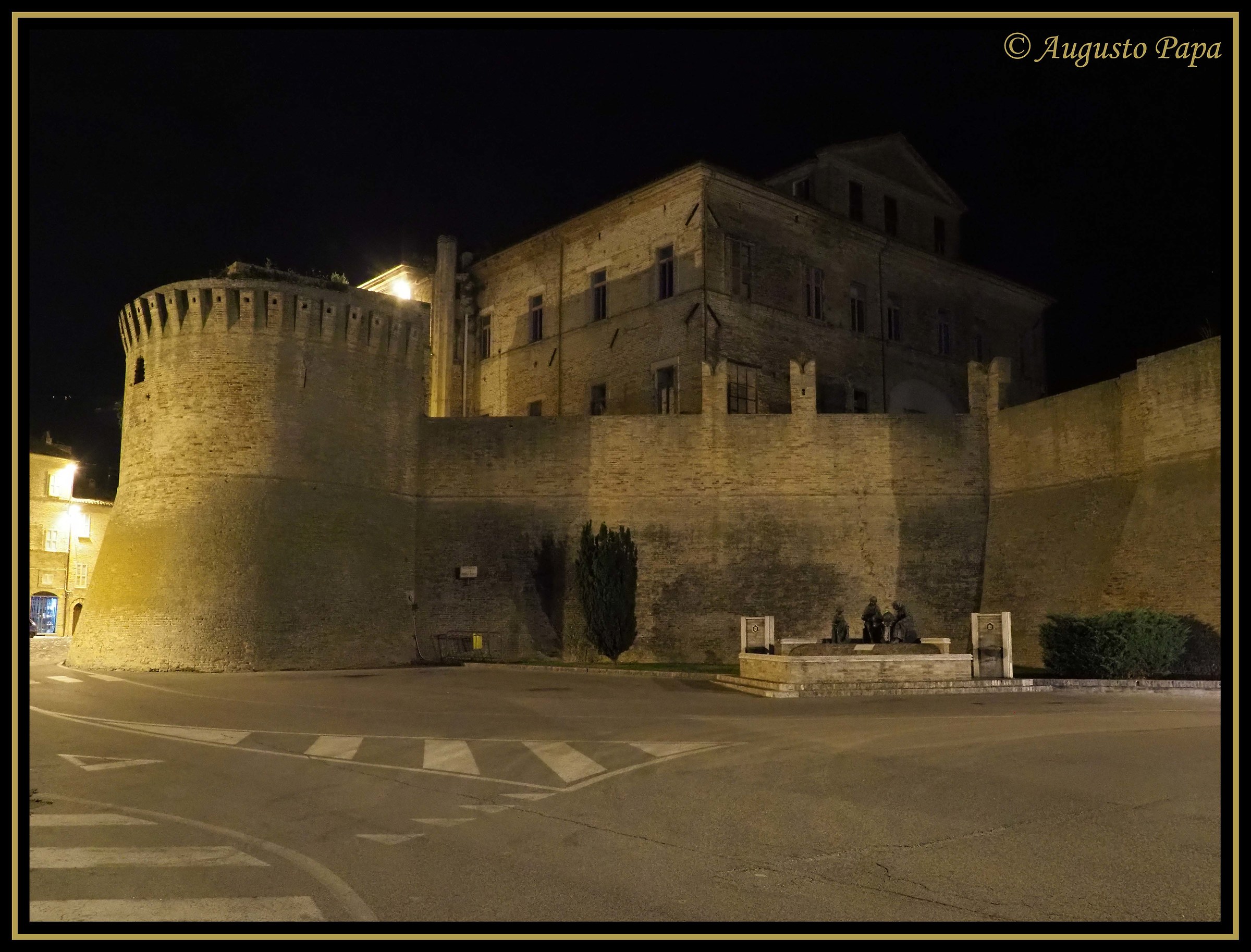 Tower and former hospital