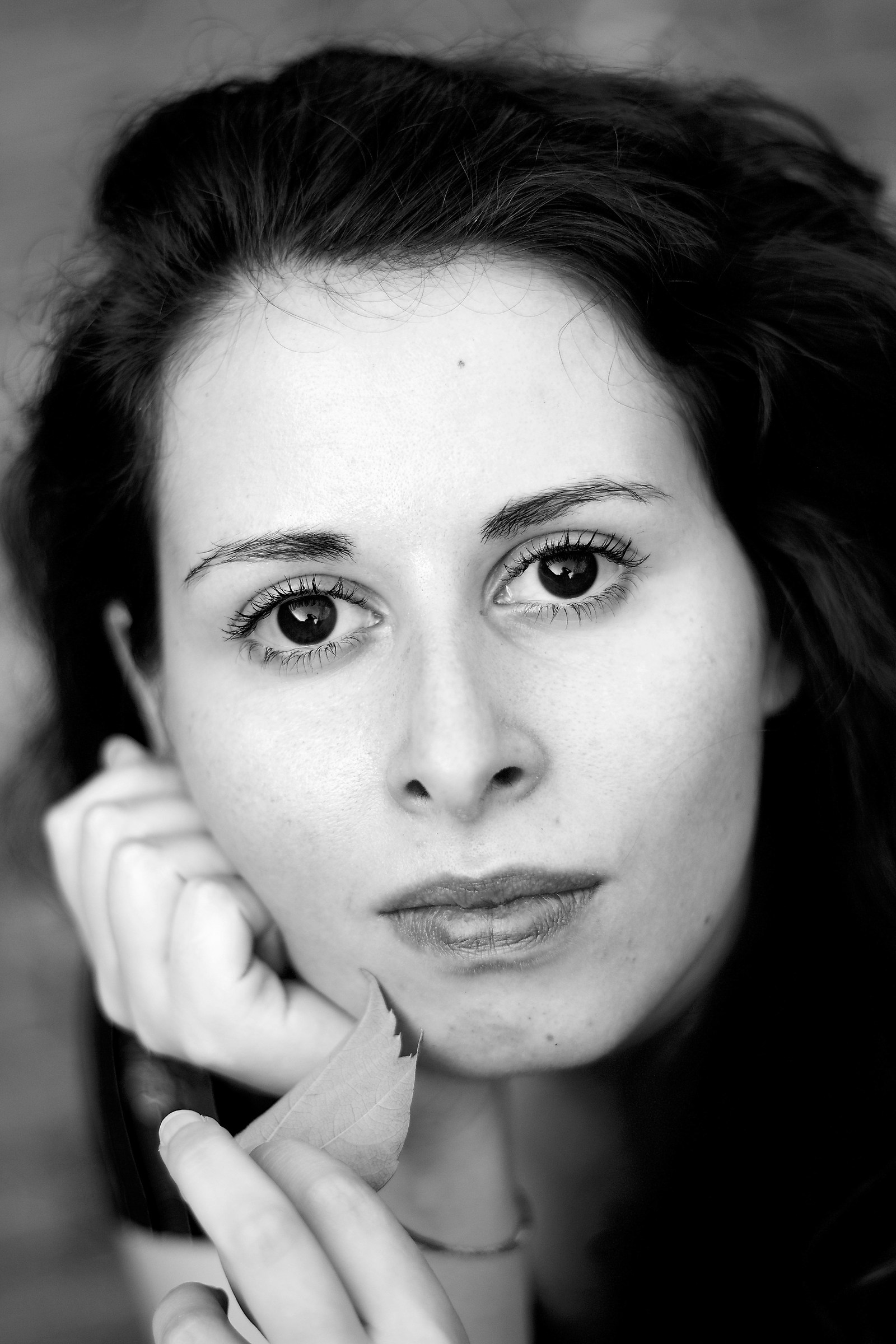 Portrait to Young actress