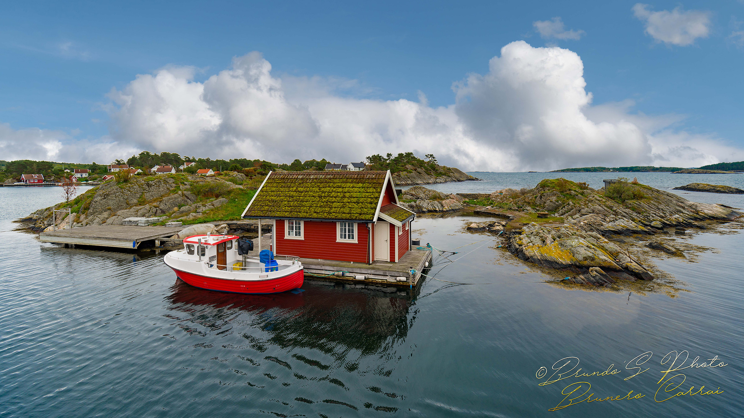 Houseboat lillesand Norway