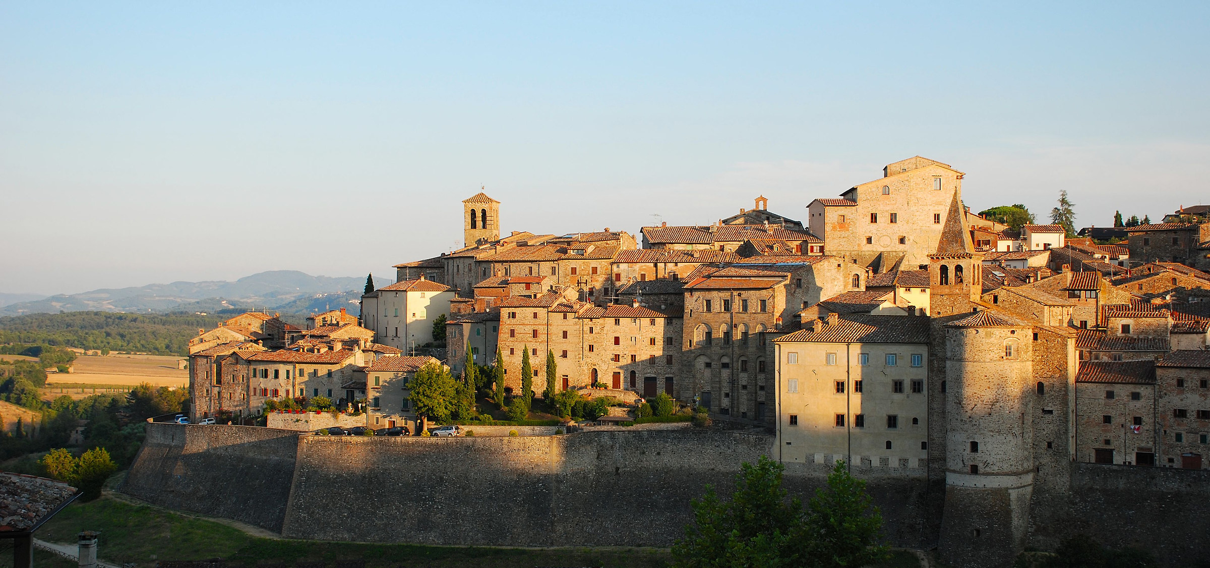 Tramonto ad Anghiari