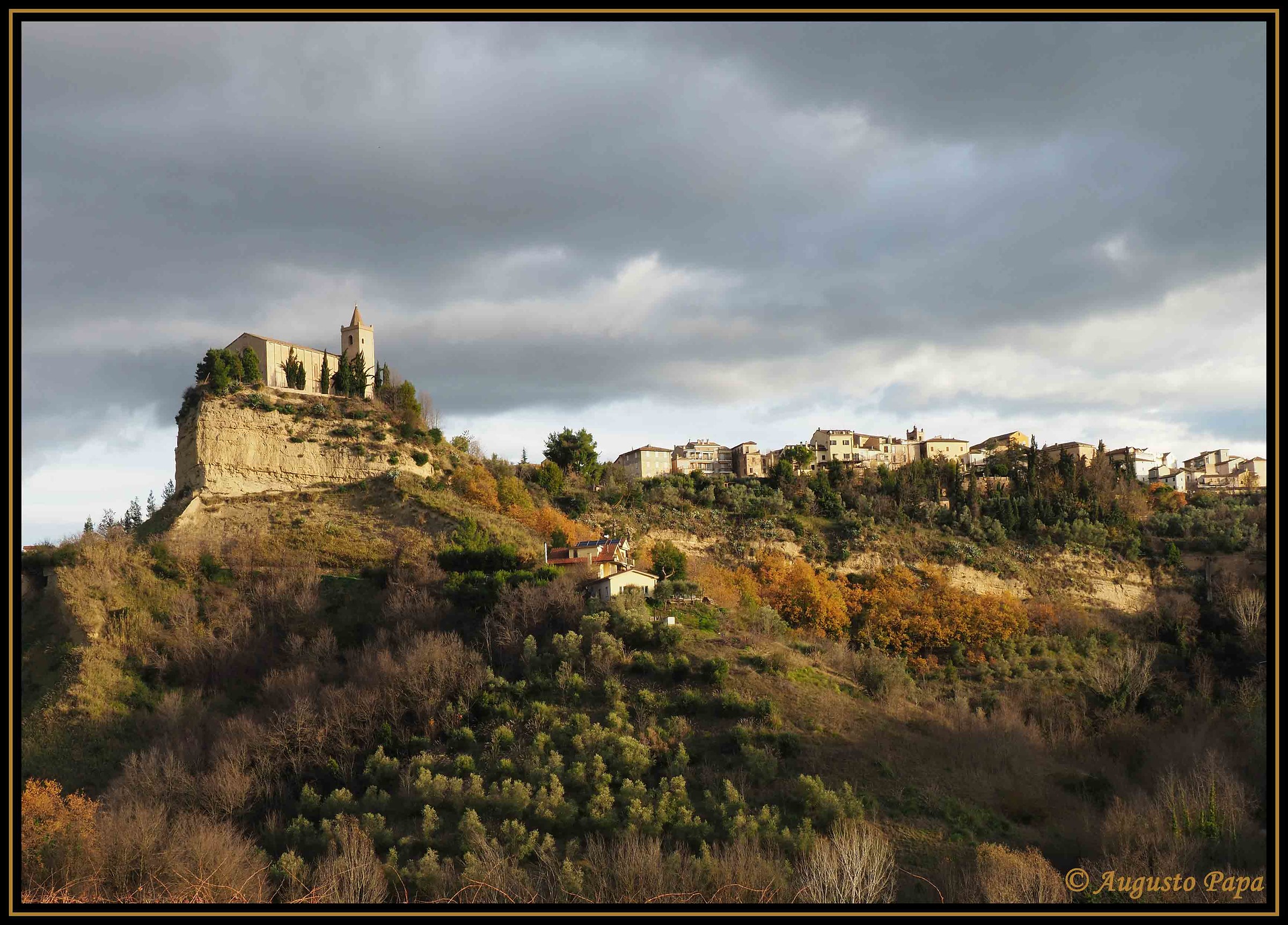 Offida, late autumn landscape