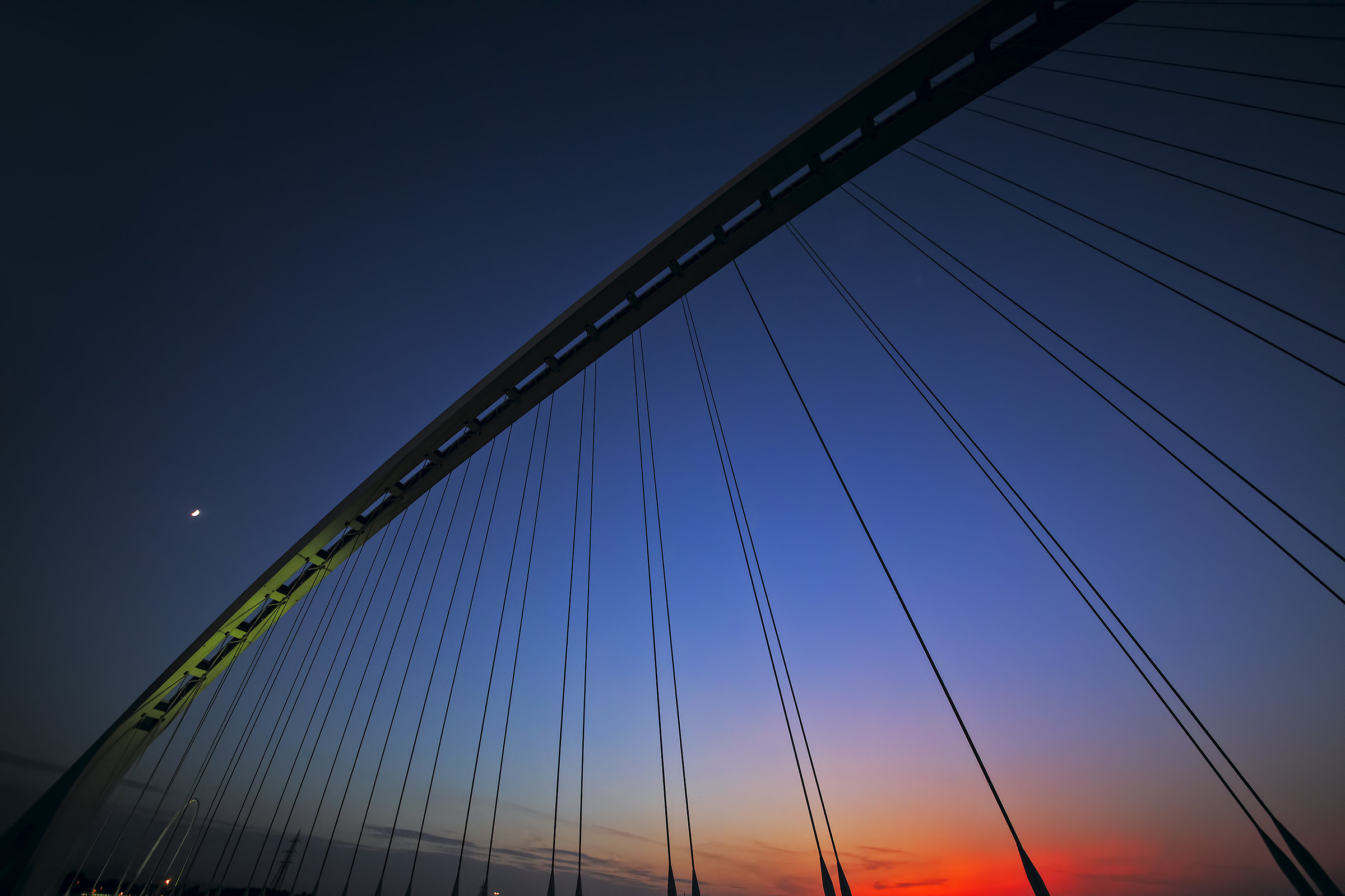 Sunset from Calatrava Bridge