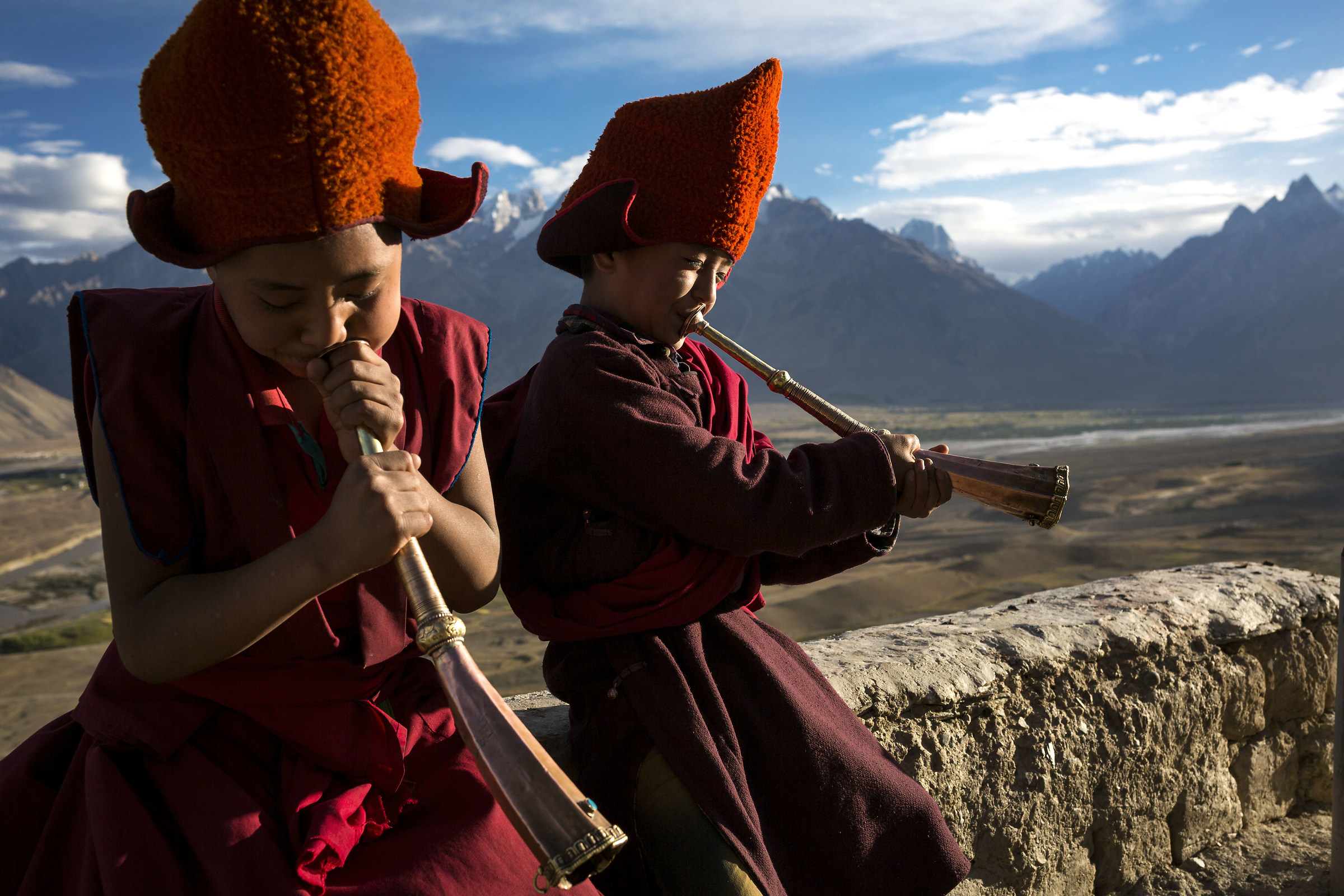 Tibetan monks