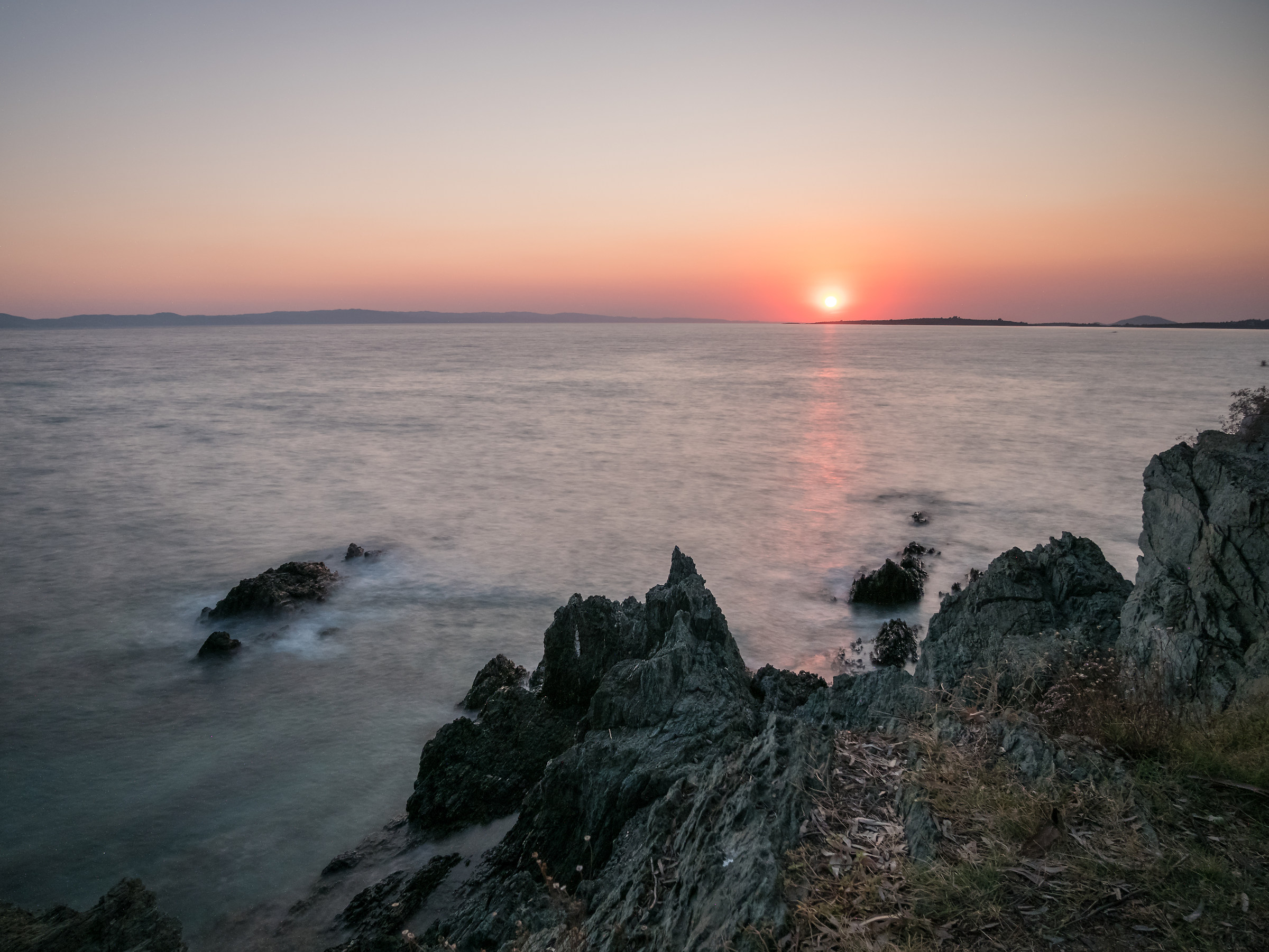 Sunset in Tristinika-Chalkidiki peninsula