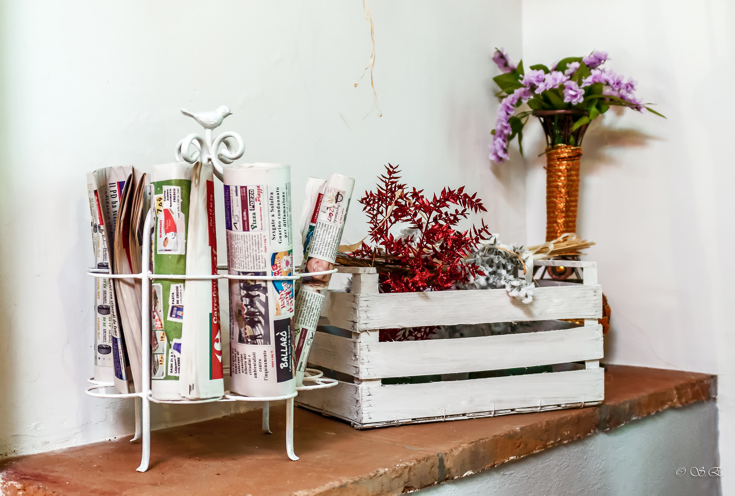 Una composizione all'interno di un ristorante