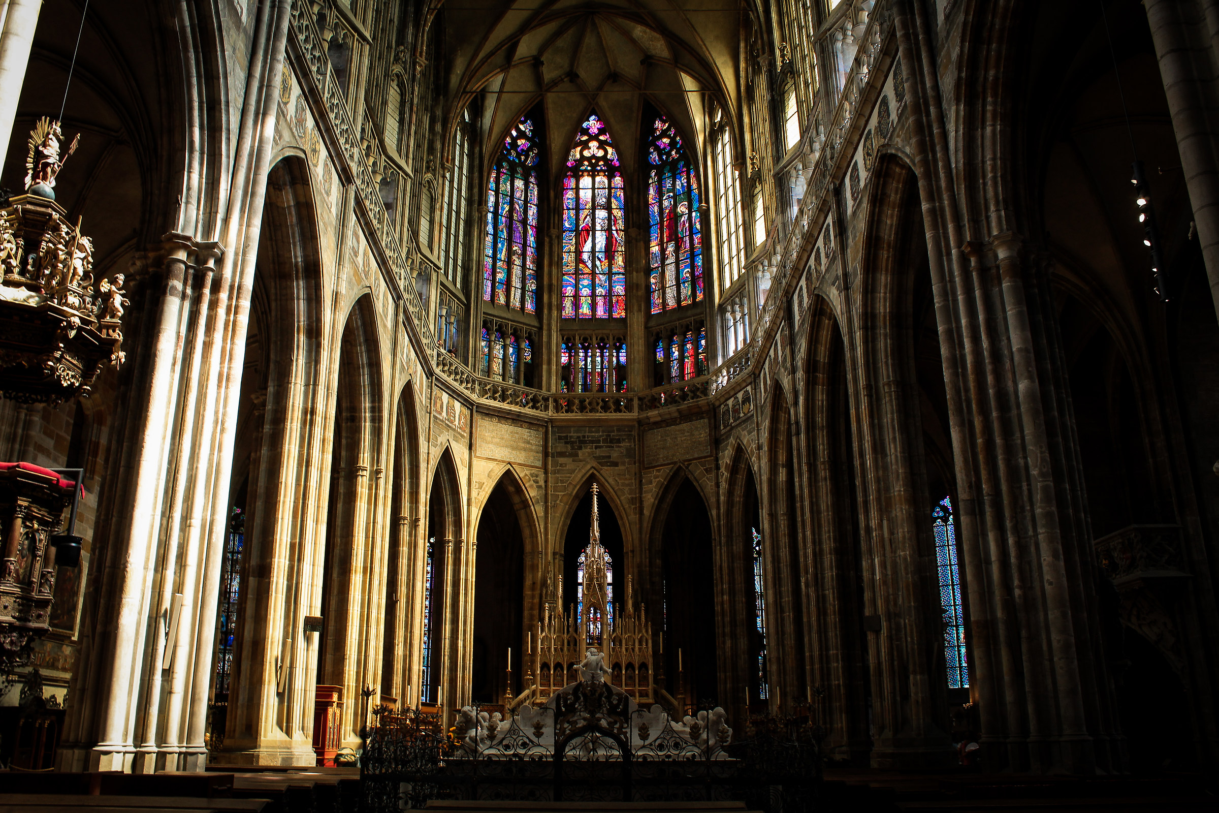 Interior of St. Vitus Cathedral
