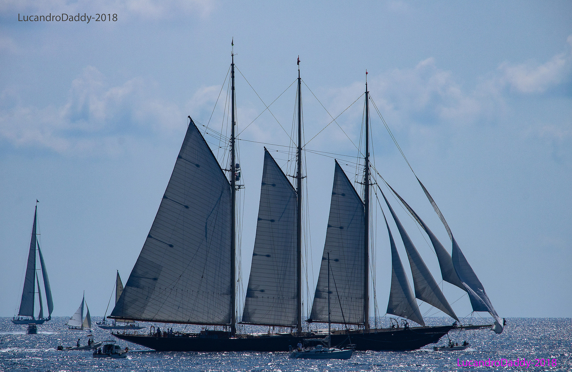 Il primo giorno di regata