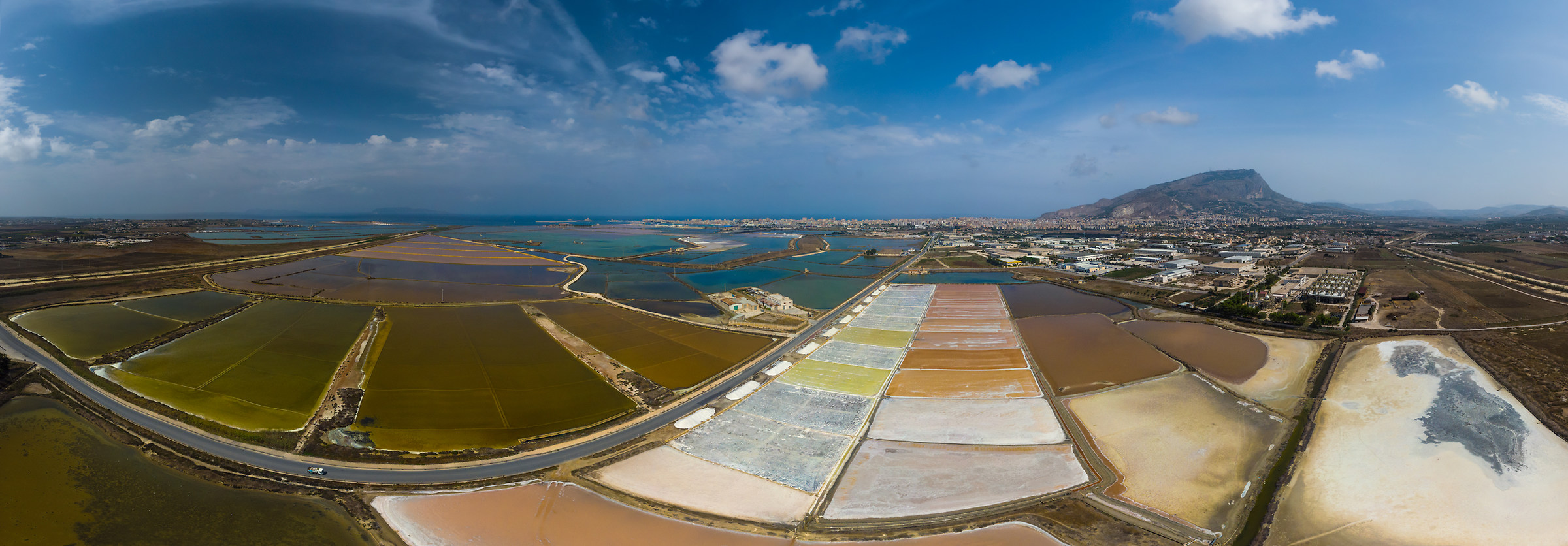 The colors of the salt