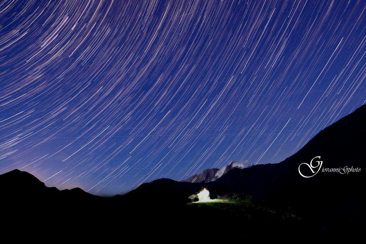 Startrail at Nivolet