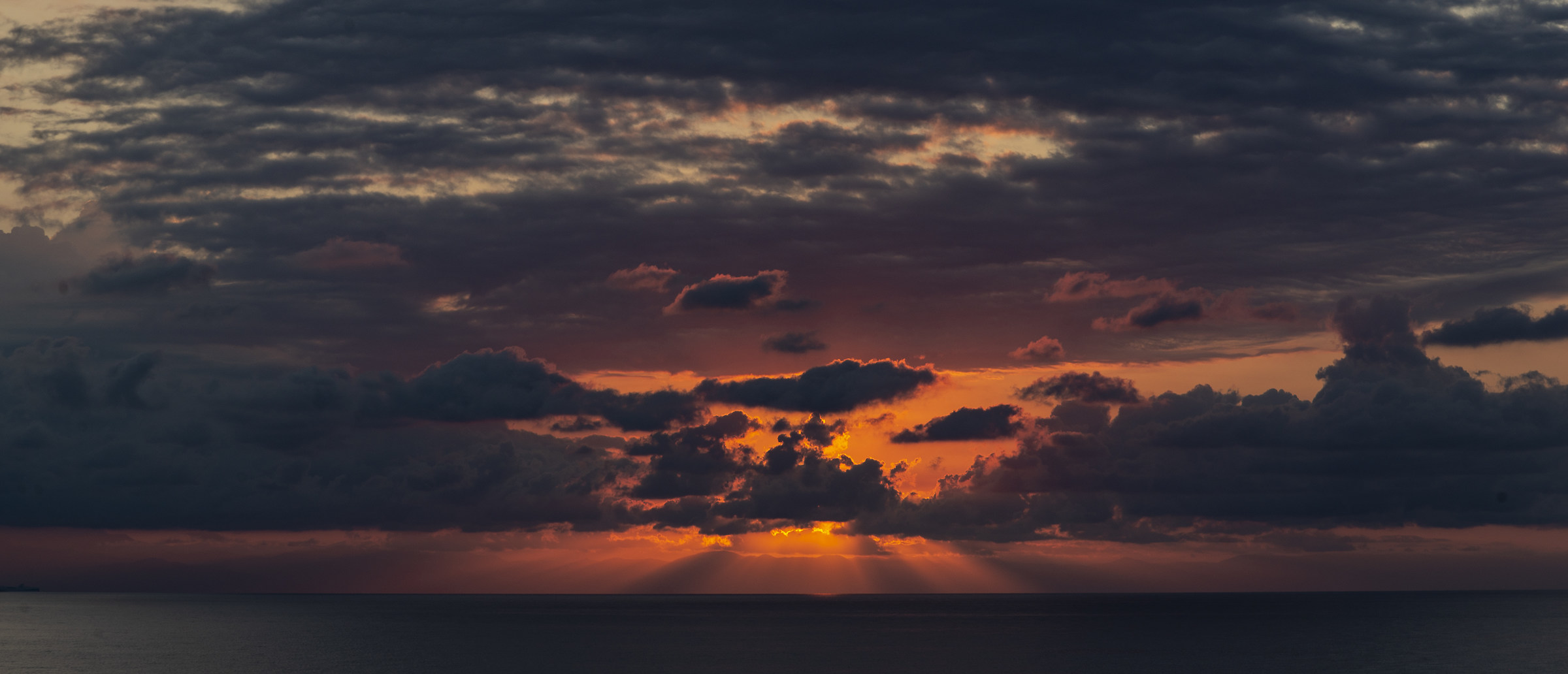 Sunrise at the gates of Genoa