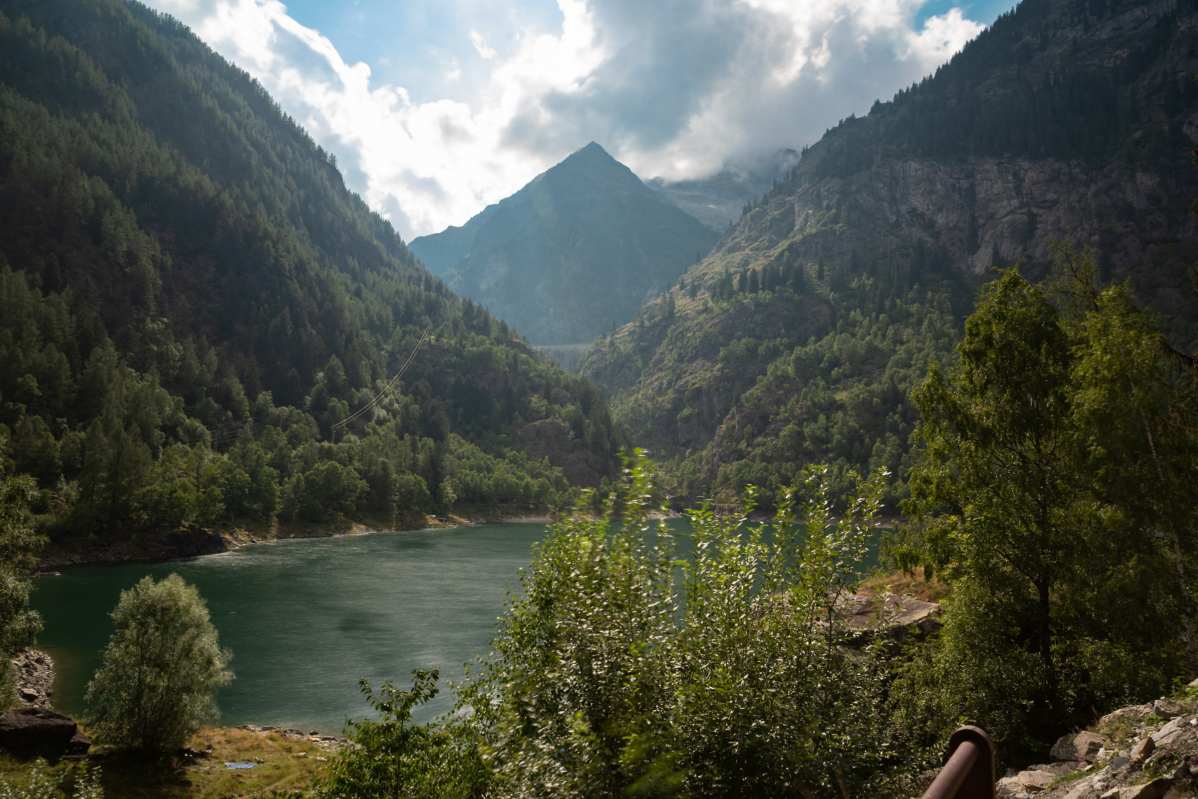 Antrona Lake with ND filter