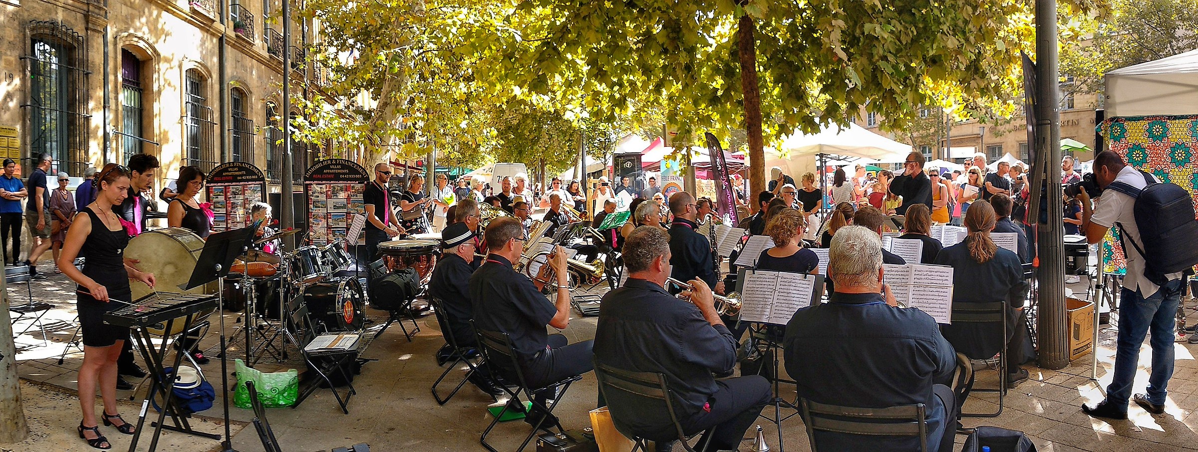 Band concert in Aix-en-Provence