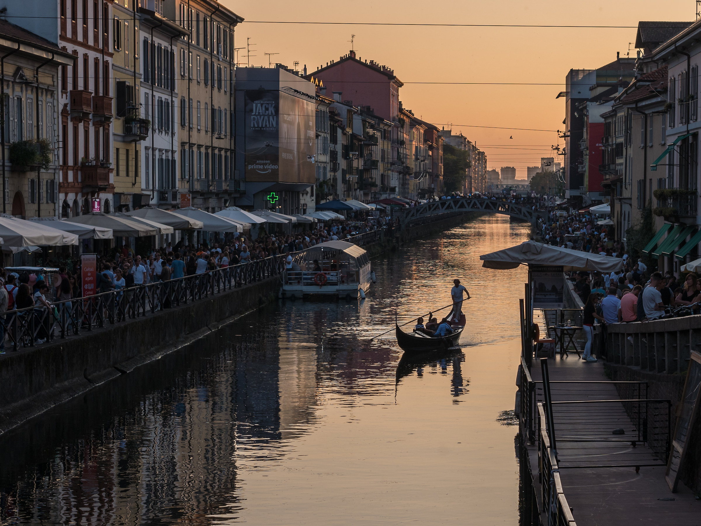 In Gondola on the Naviglio