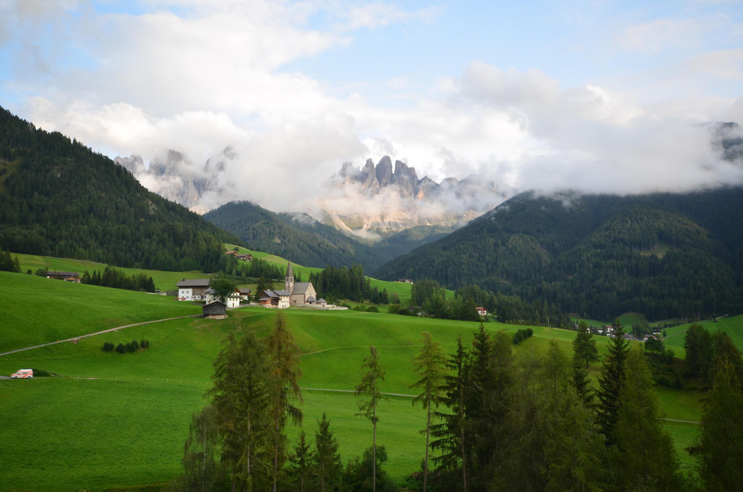 Odle di Funes dopo la tempesta