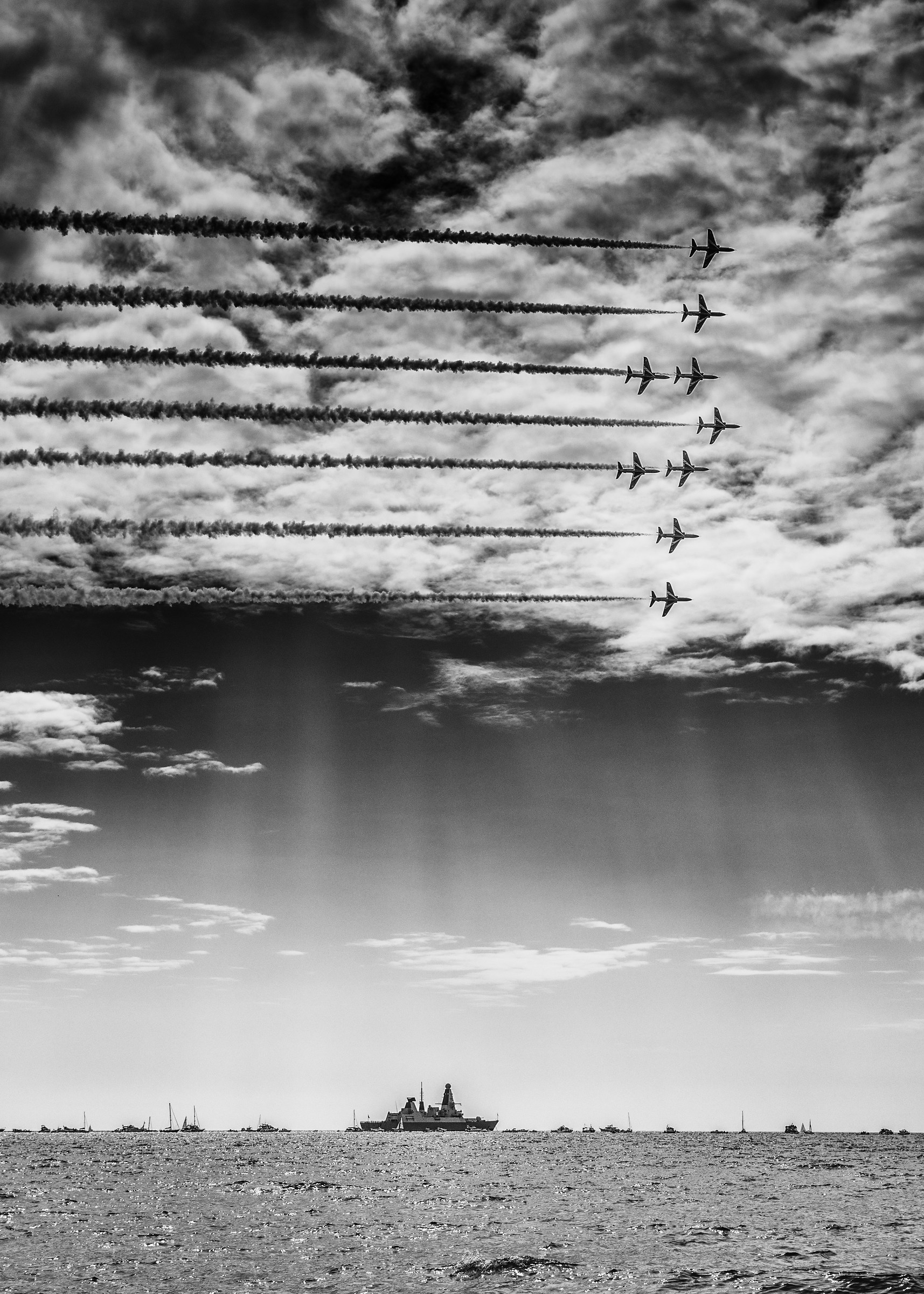 Le frecce rosse volano vicino