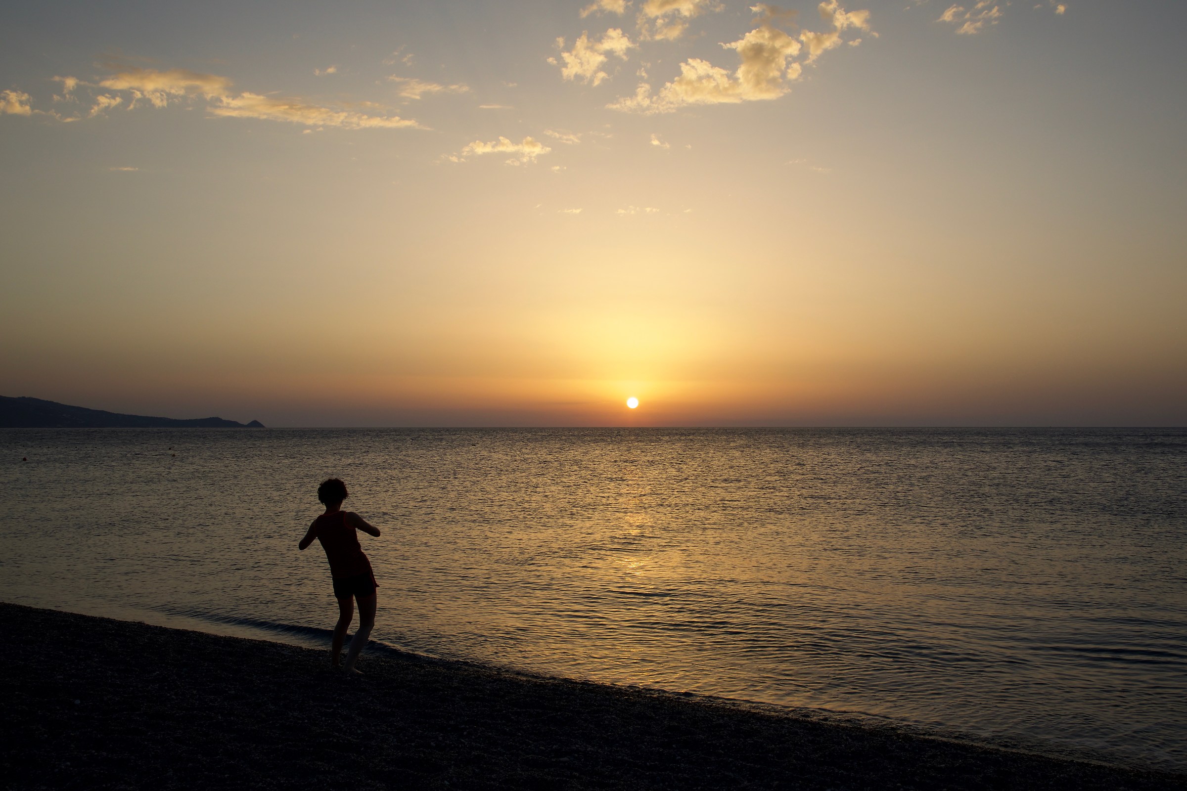 The greeting of the Sun in Sicily