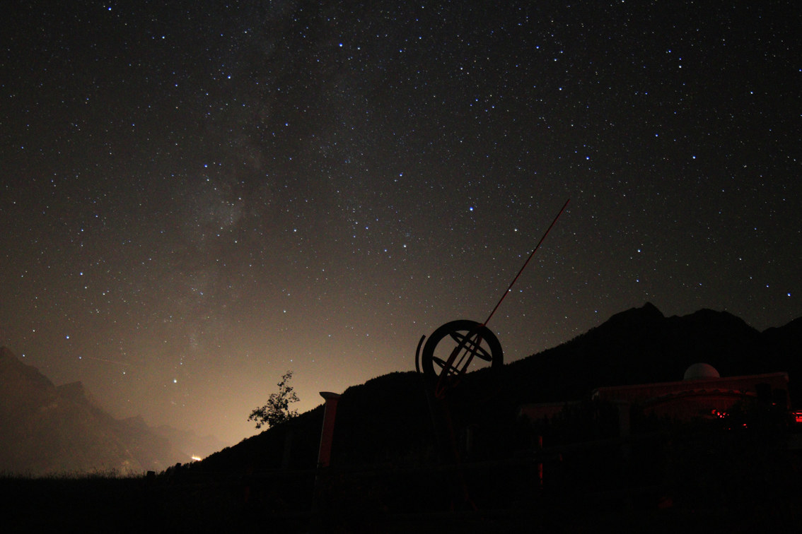 Star party Saint Bartelemy Valle d'aosta, Meridiana