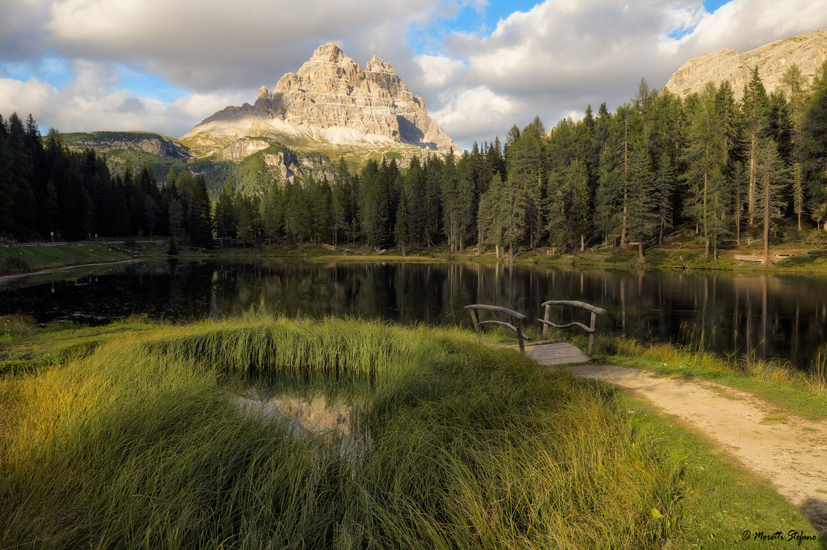 Lake Antorno and the 3 peaks