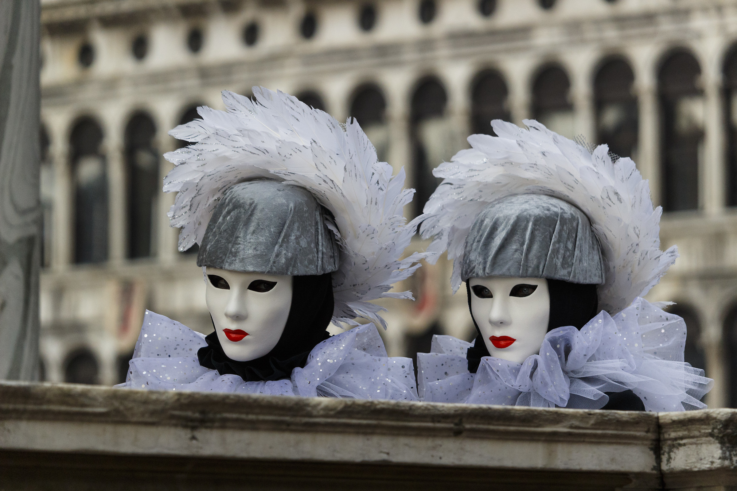 Maschere al carnevale di Venezia