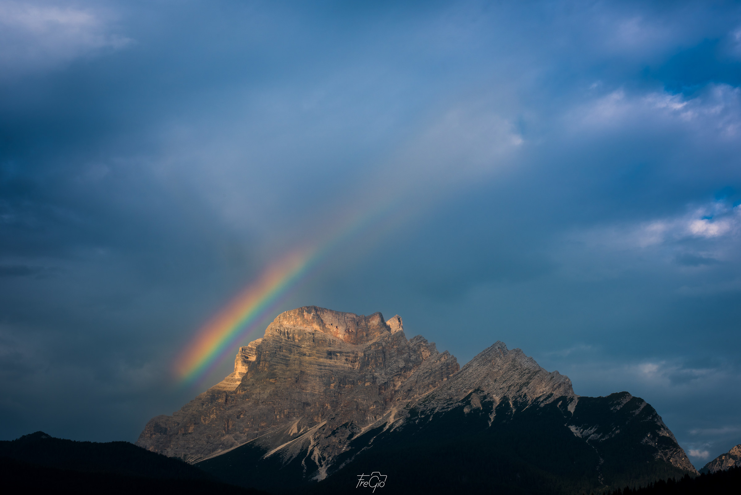 Rainbow on the Pelmo
