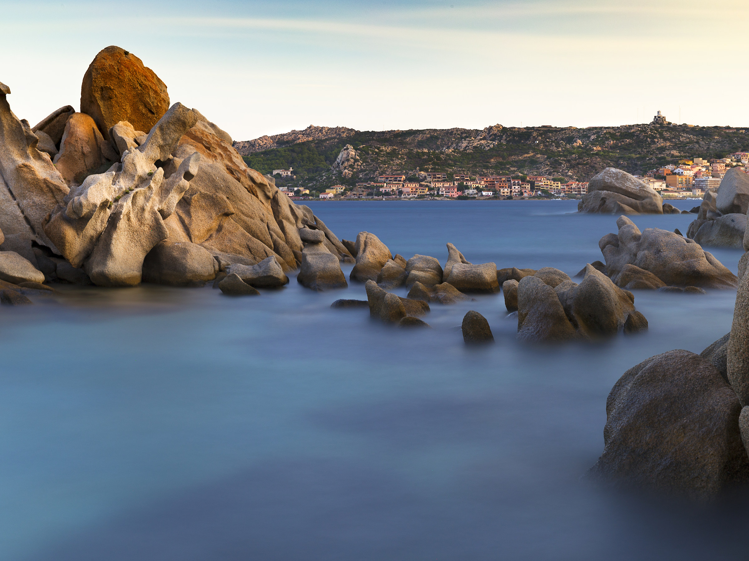 La Maddalena sullo sfondo